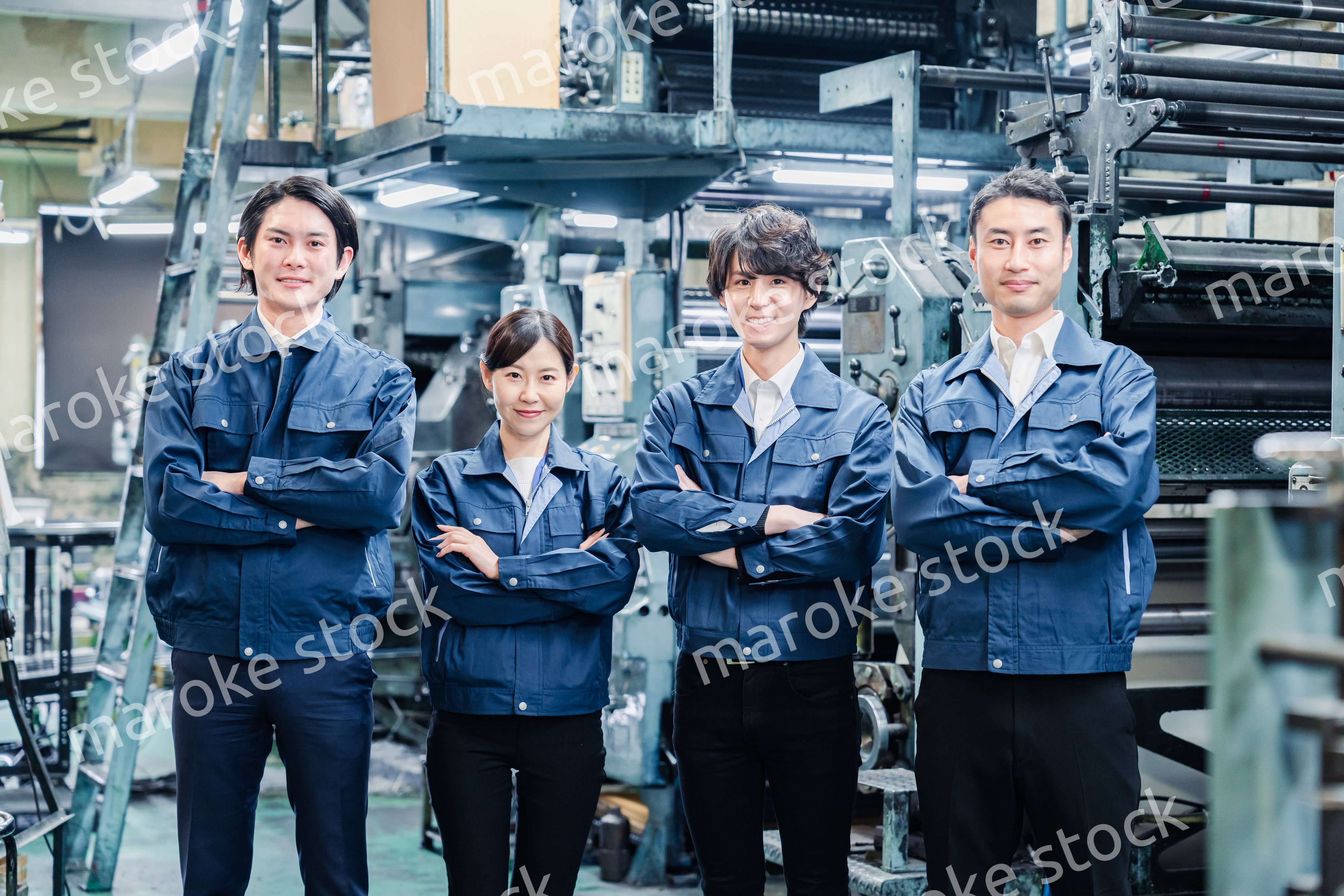 現場で働く人々