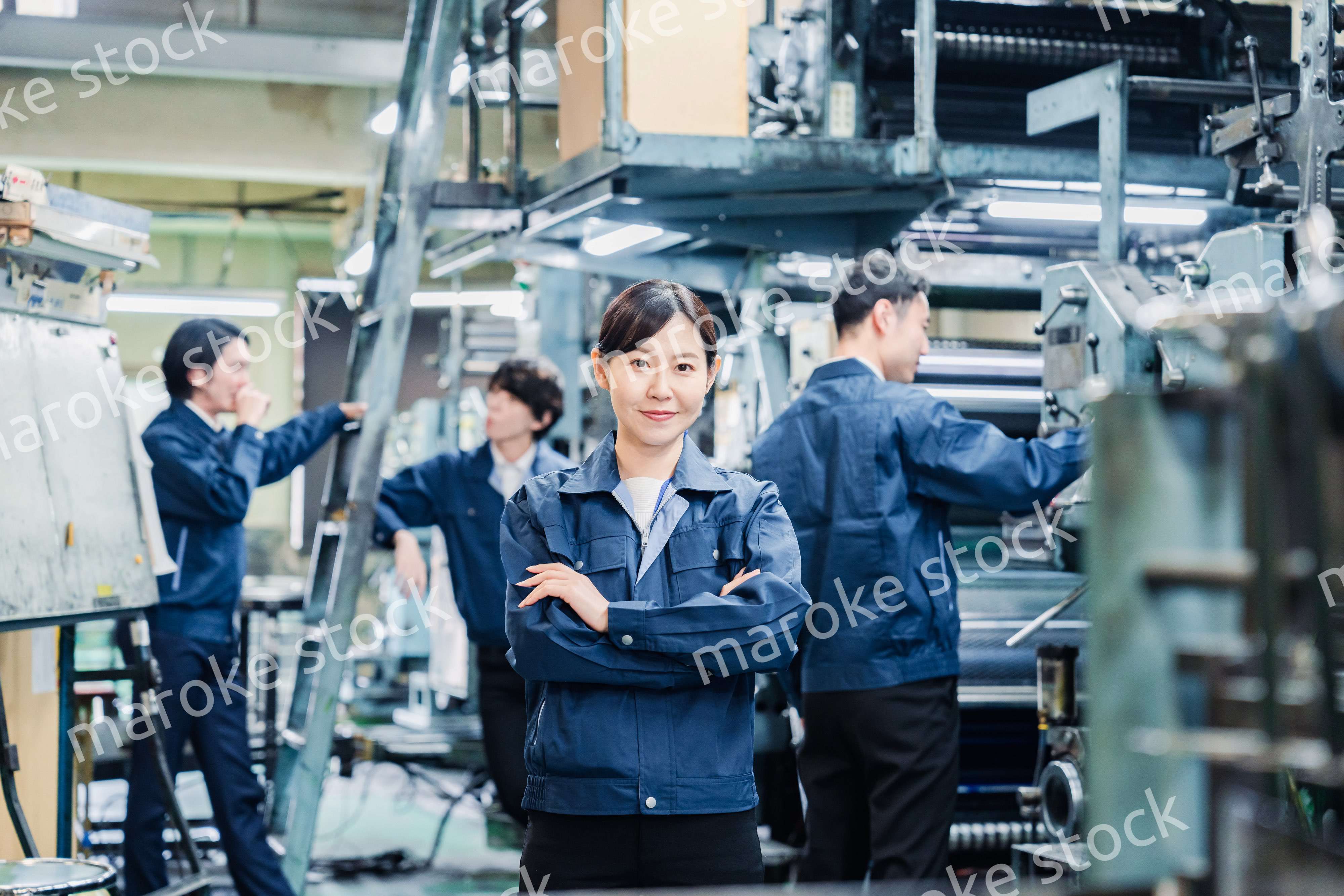 現場で働く人々