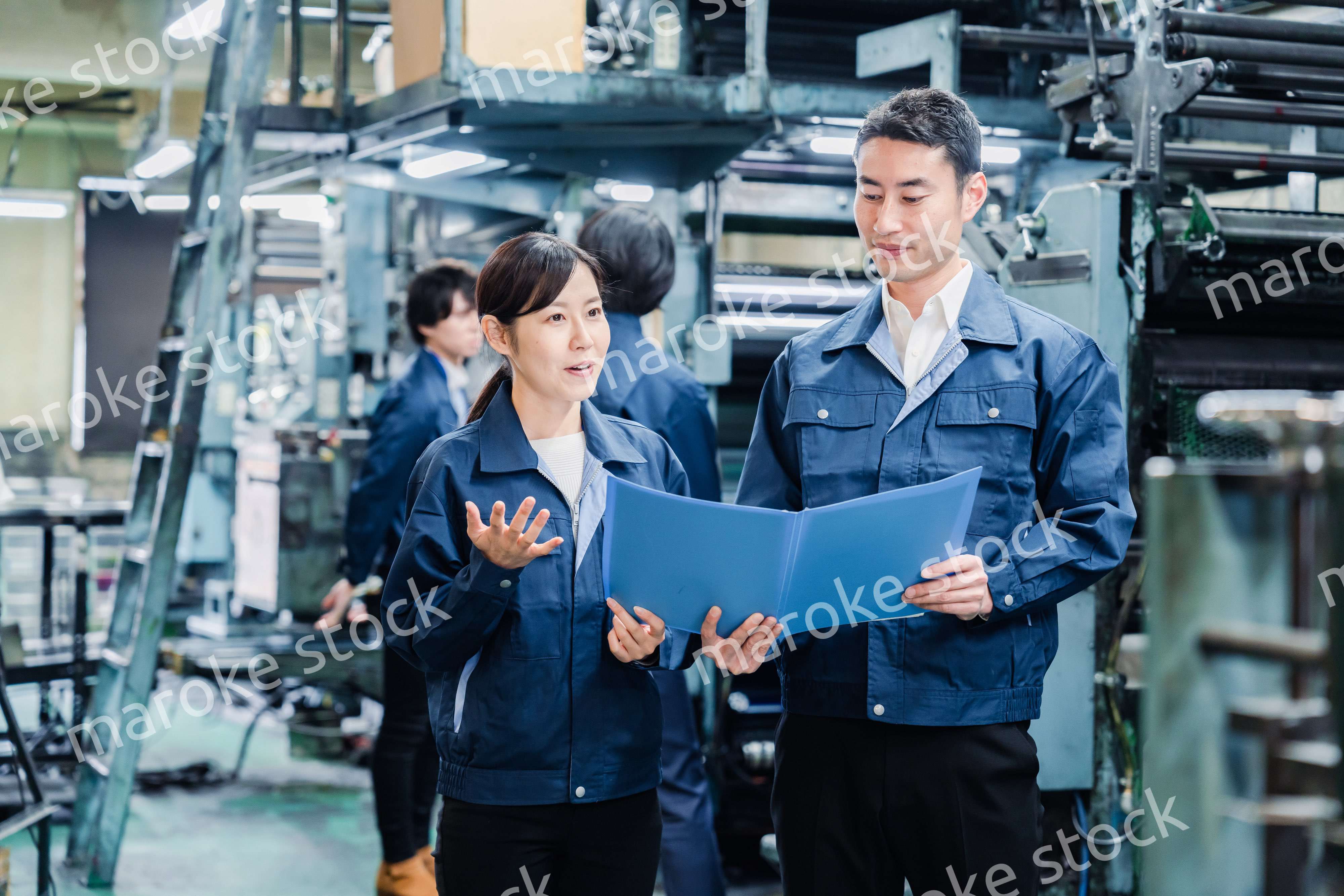 現場で働く人々