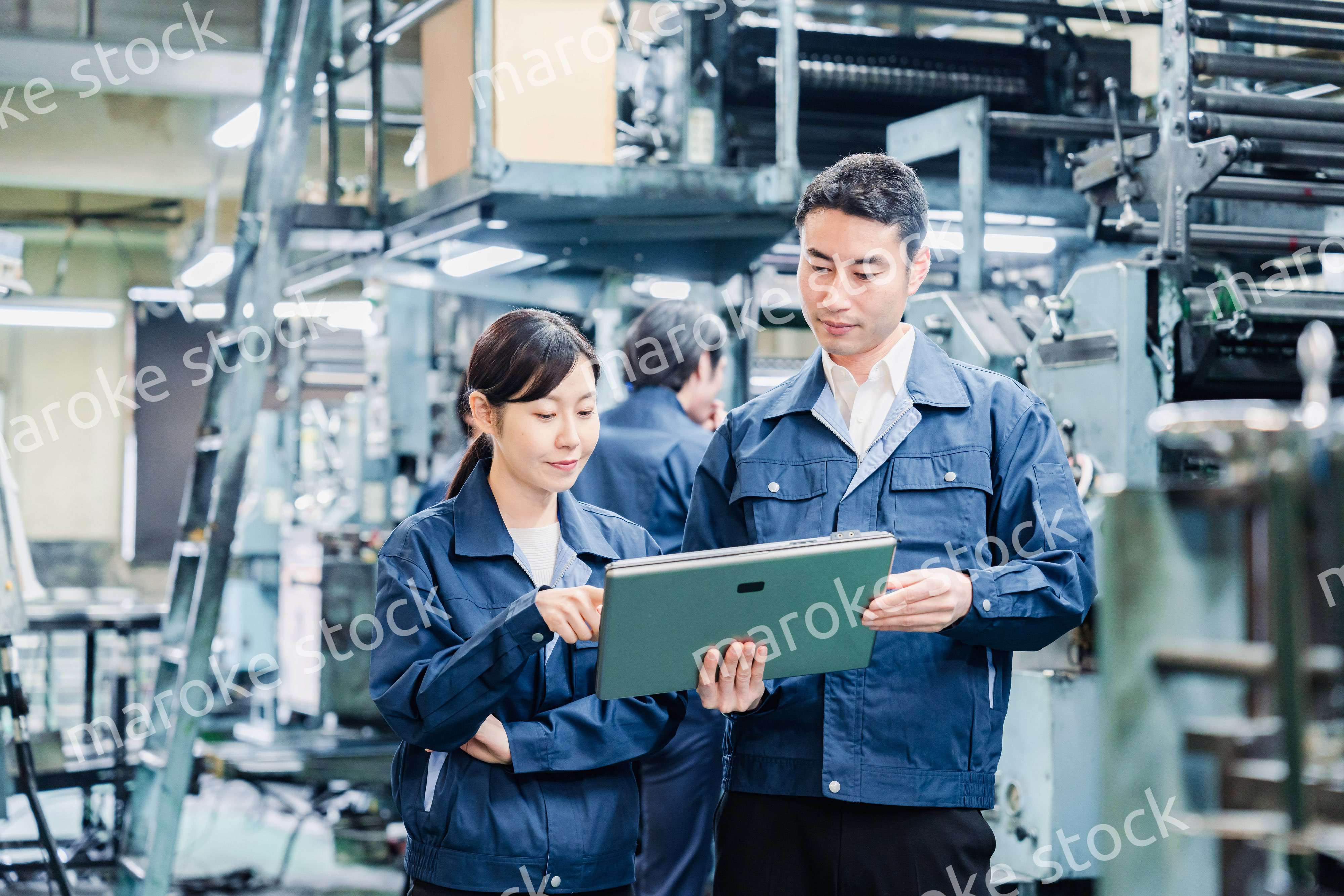 現場で働く人々