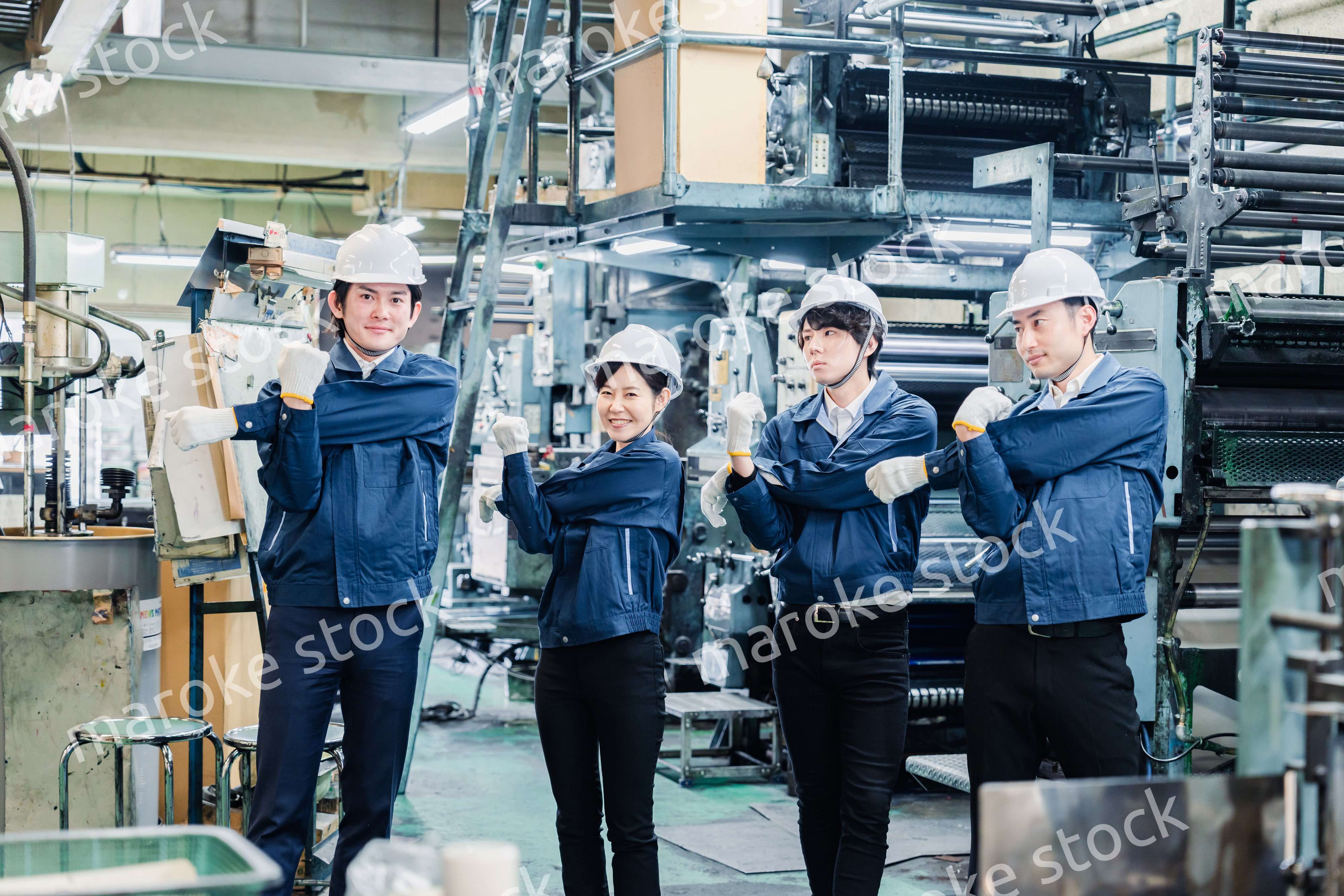 現場で働く人々