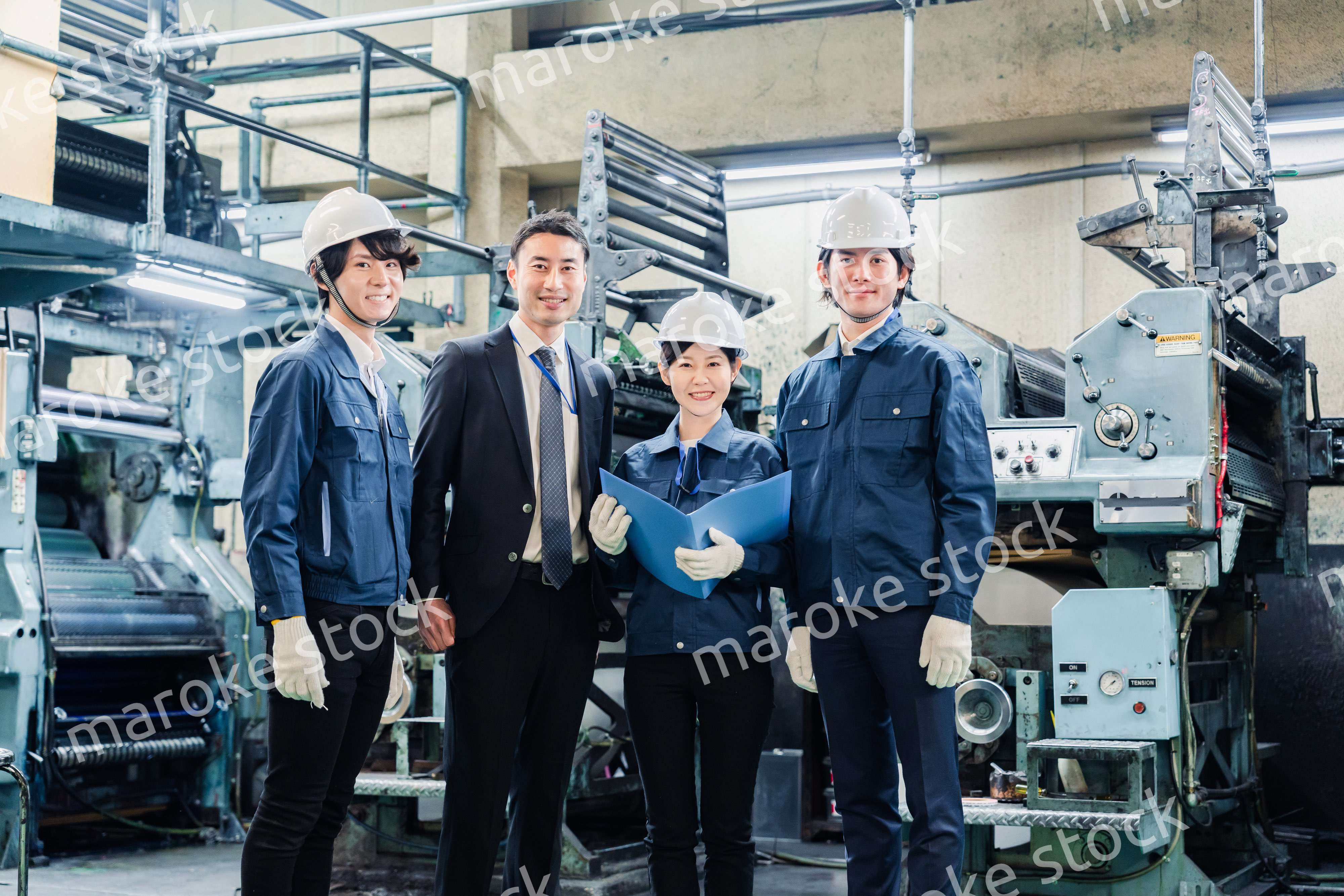 現場で働く人々