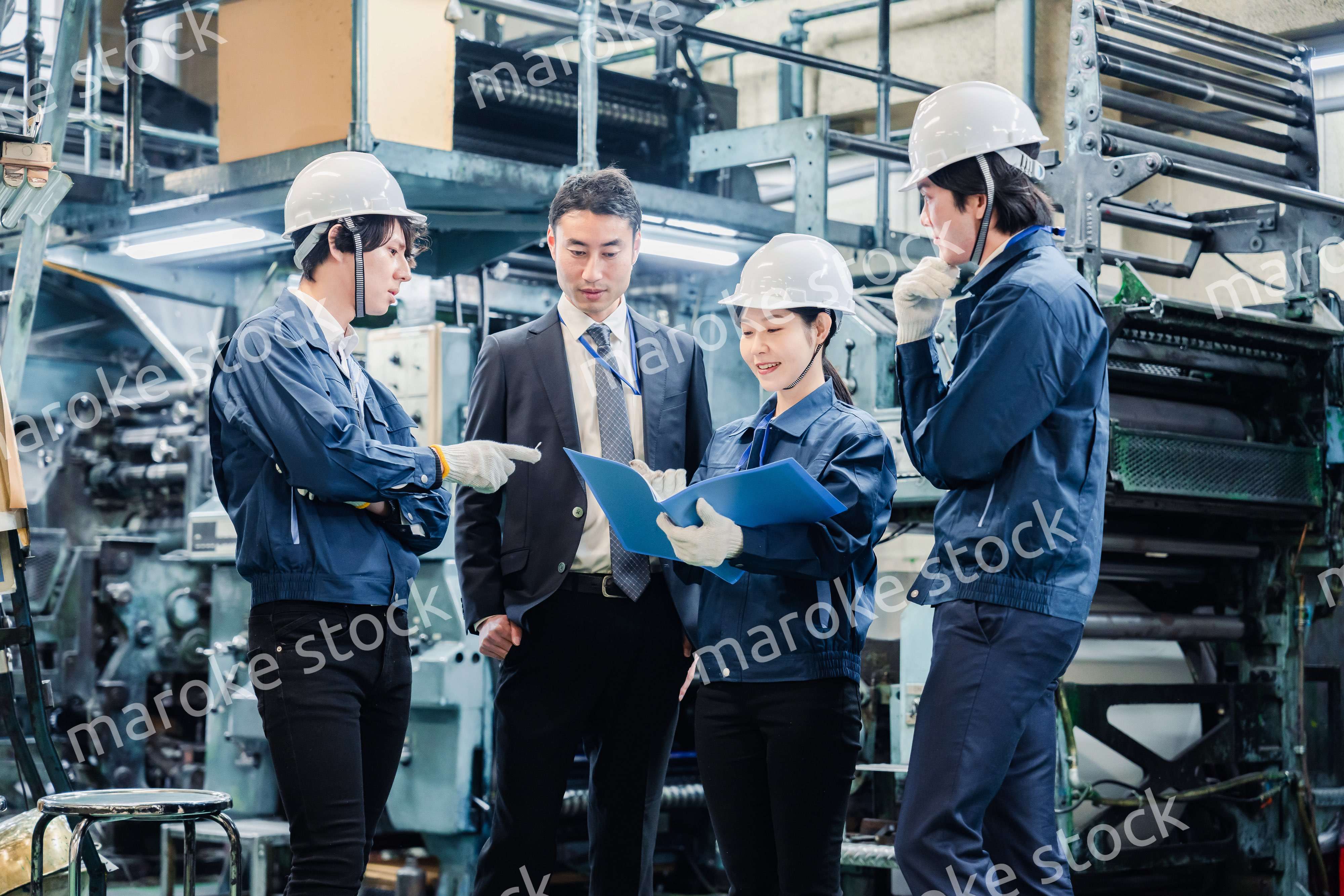 現場で働く人々