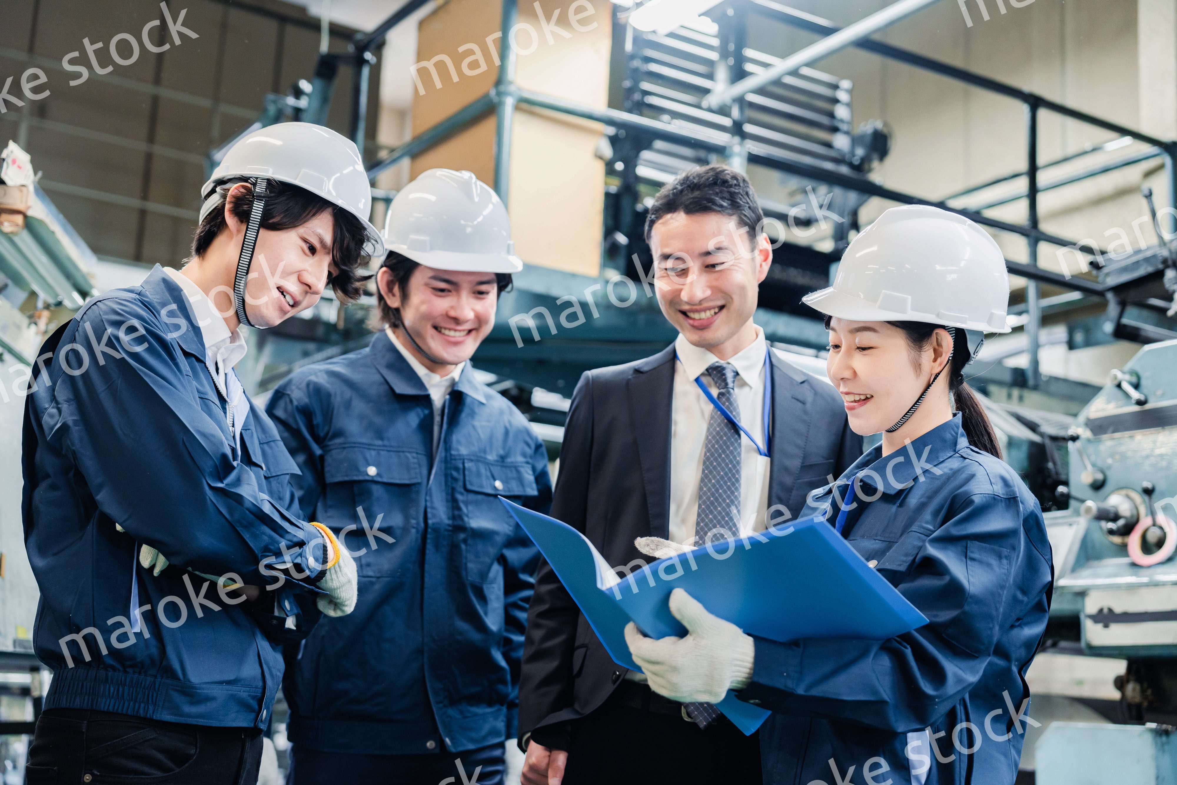 現場で働く人々