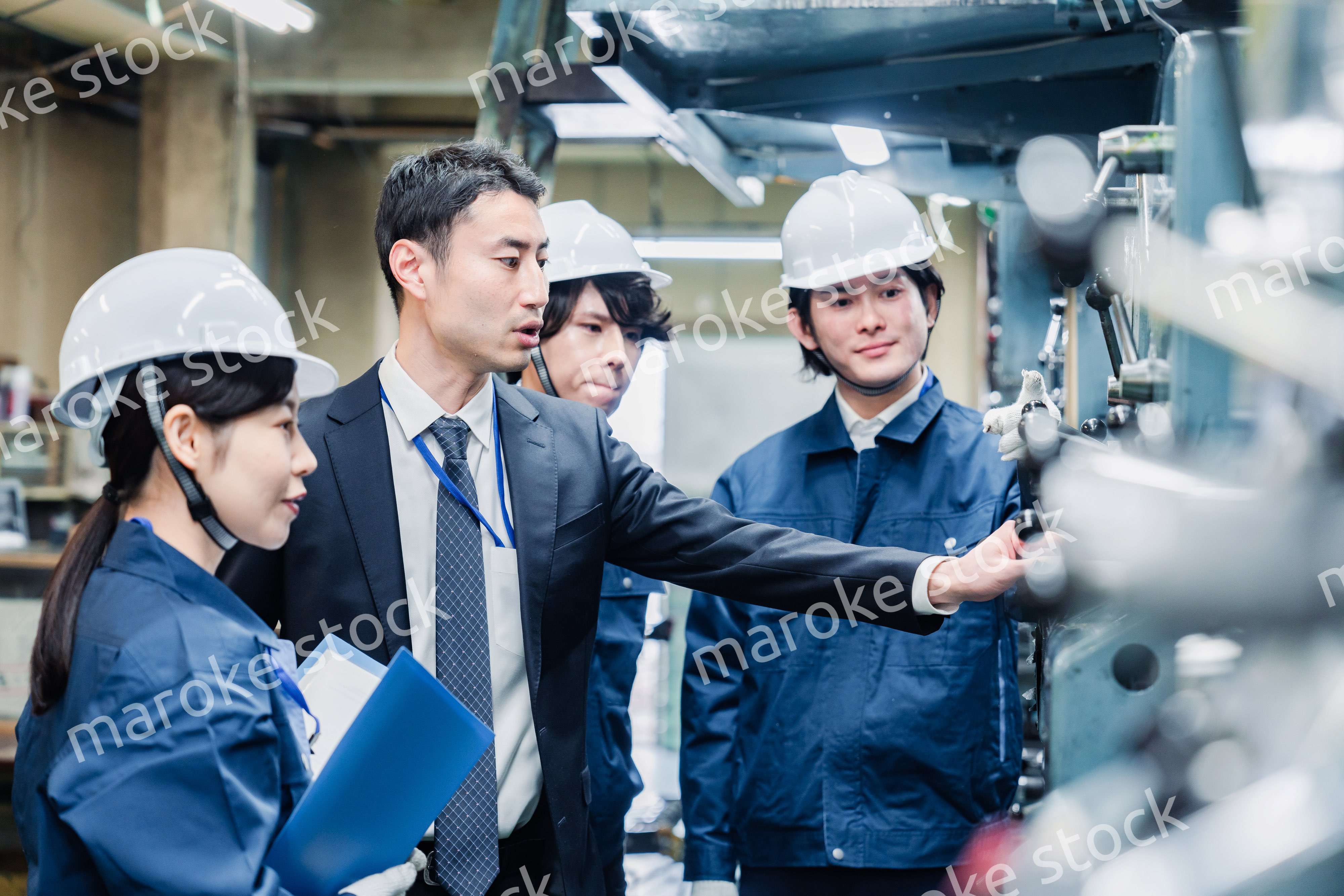 現場で働く人々