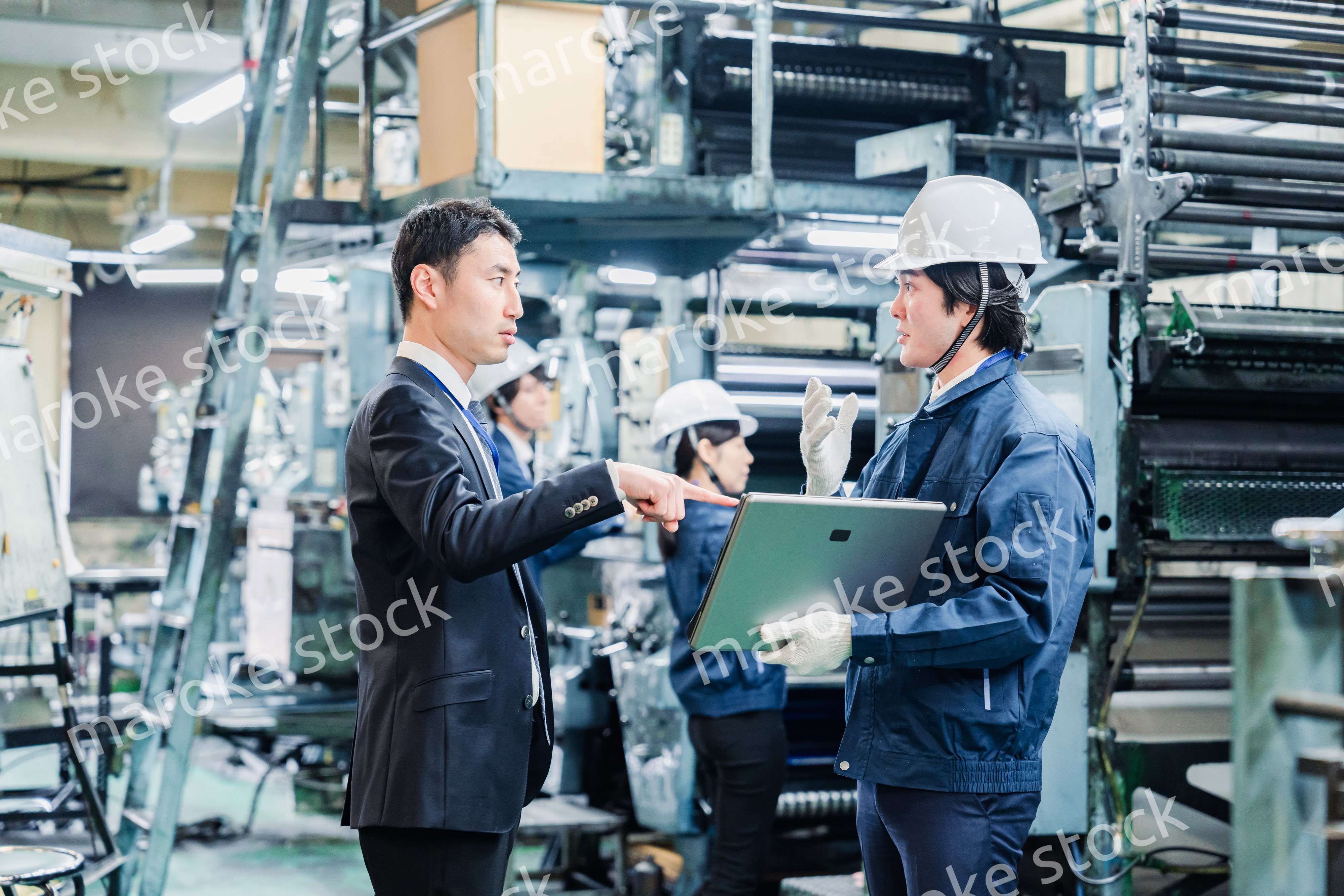 現場で働く人々