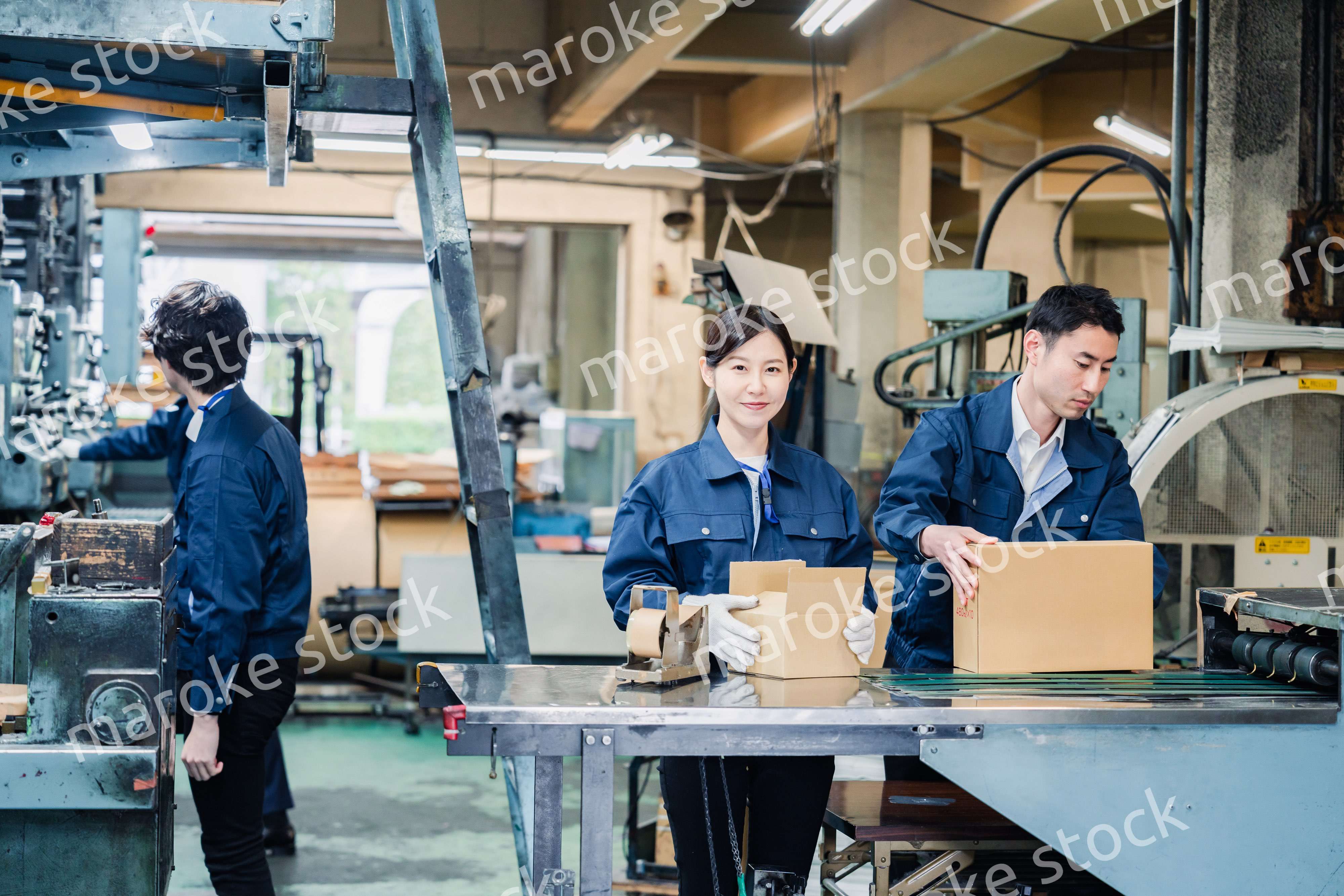 現場で働く人々