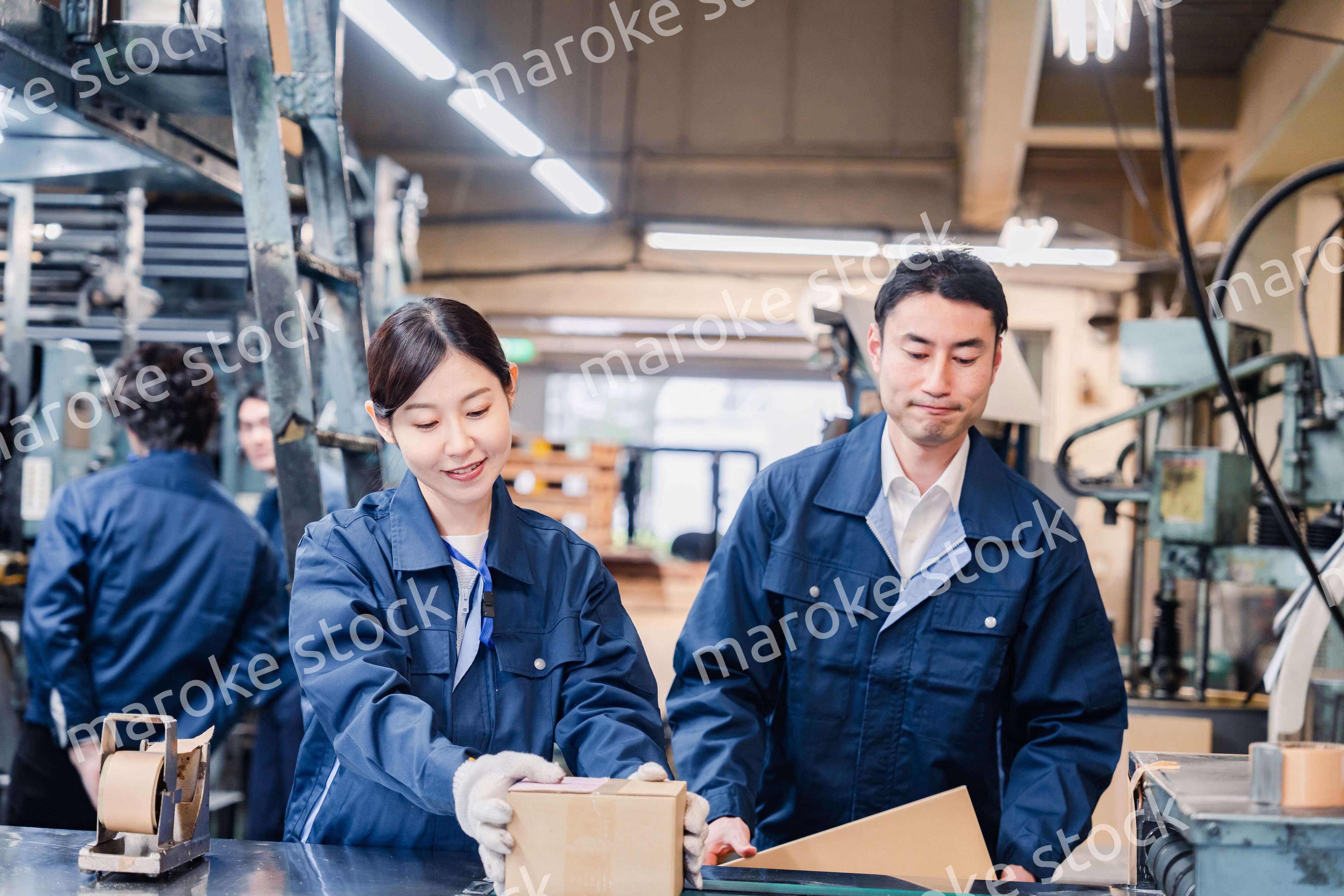 現場で働く人々