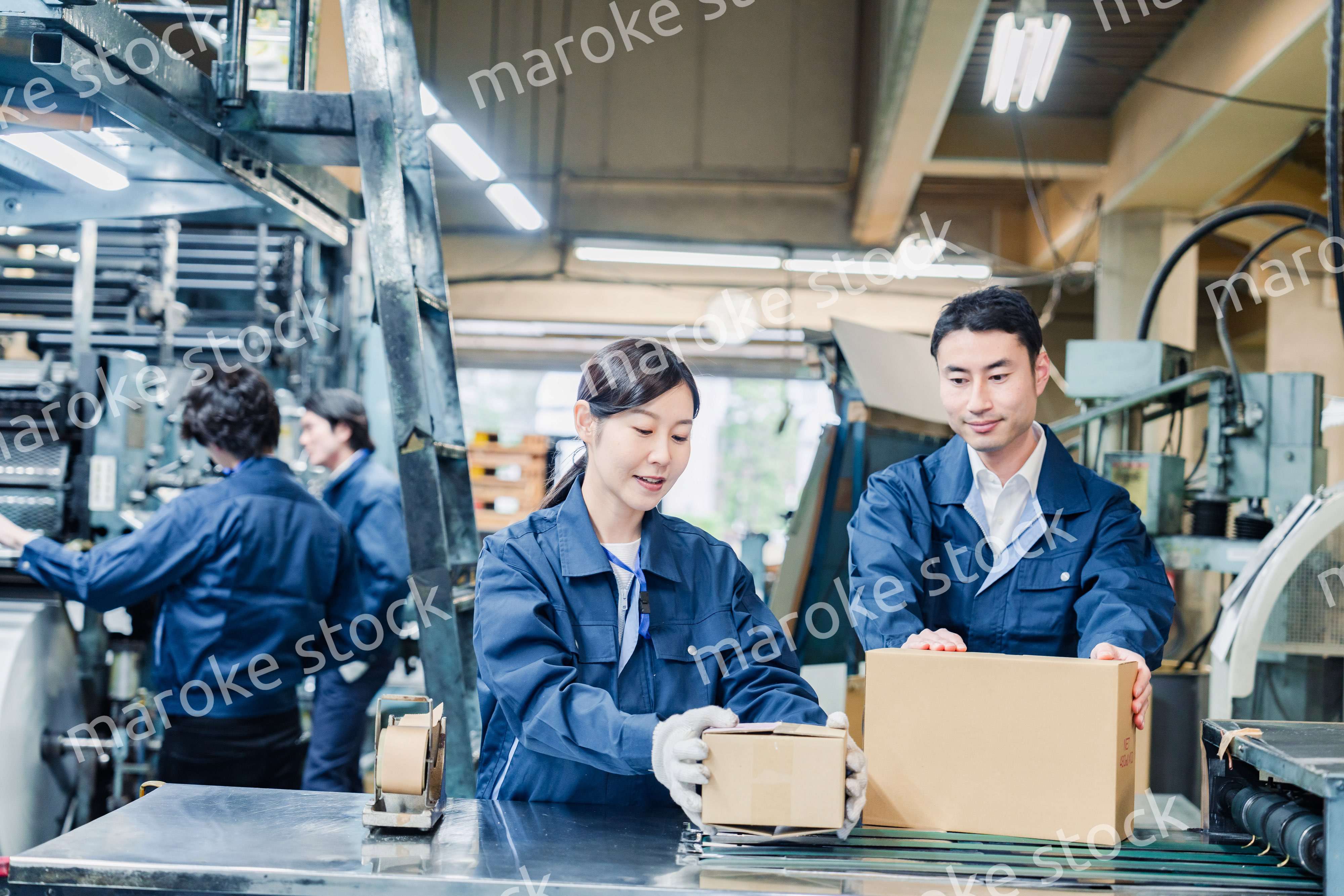 現場で働く人々