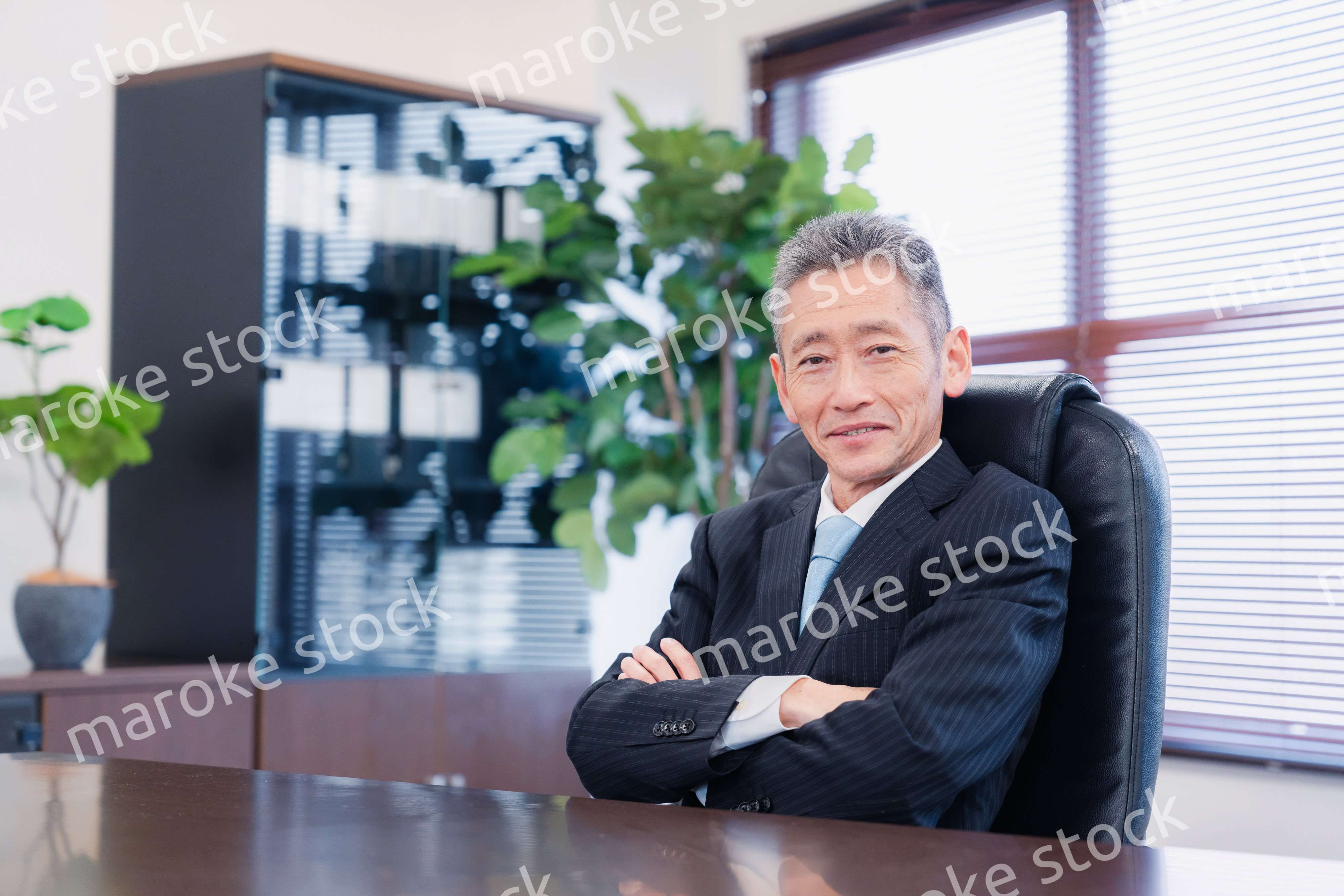 笑顔の会社役員