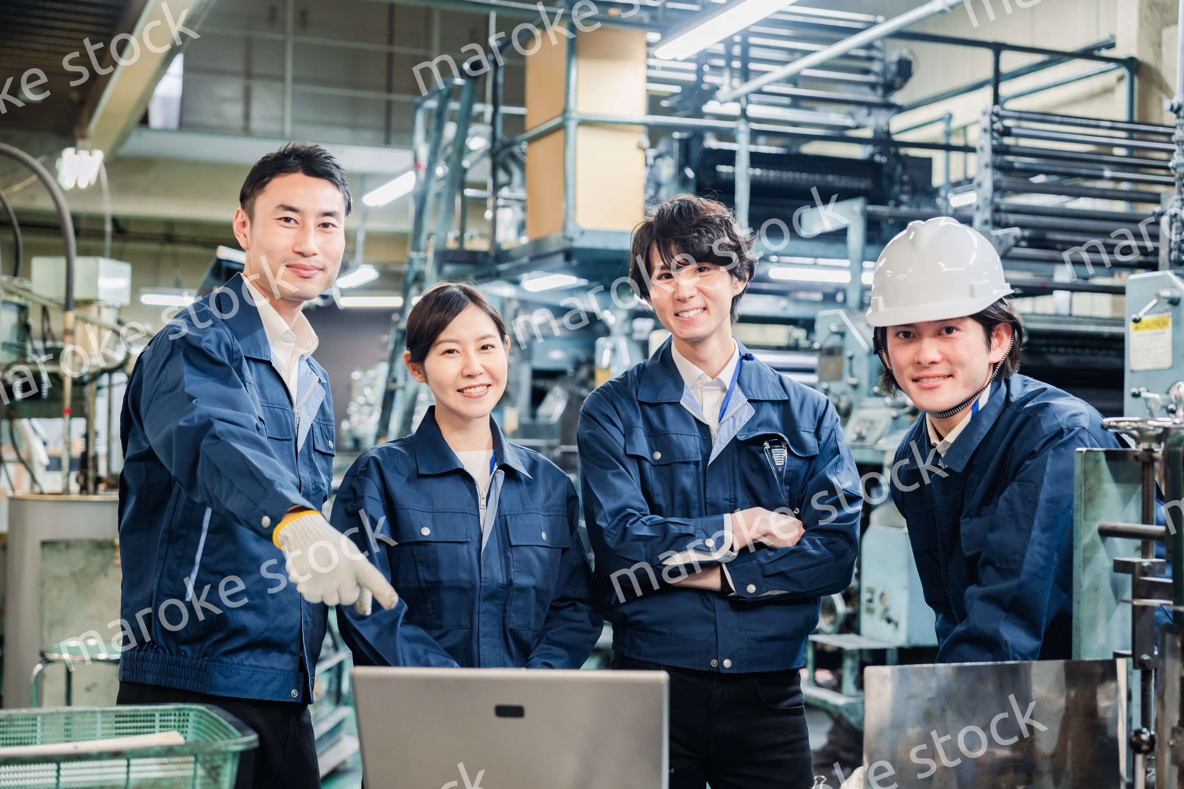 現場で働く人々