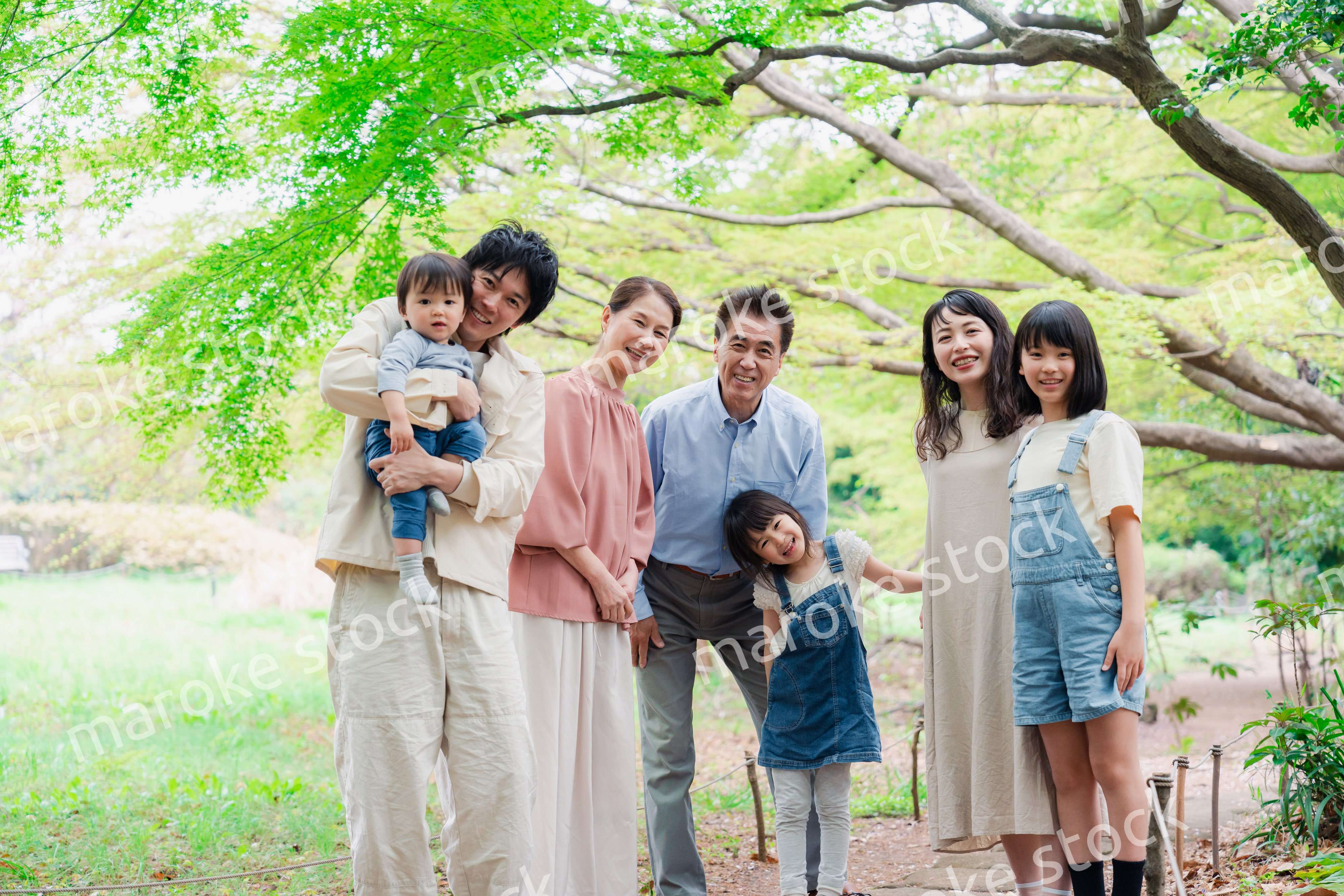 家族の集合写真