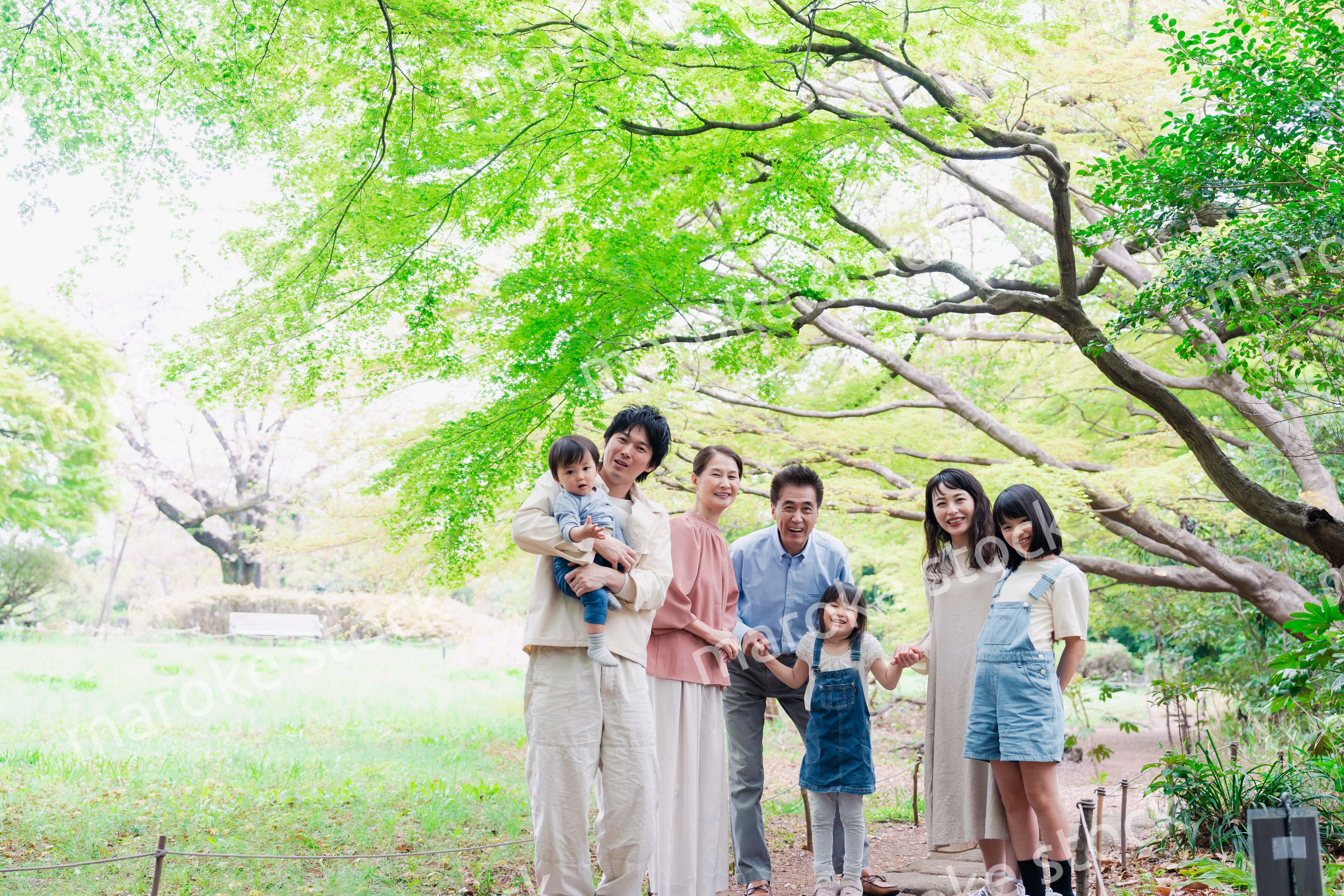 仲の良い3世代ファミリー