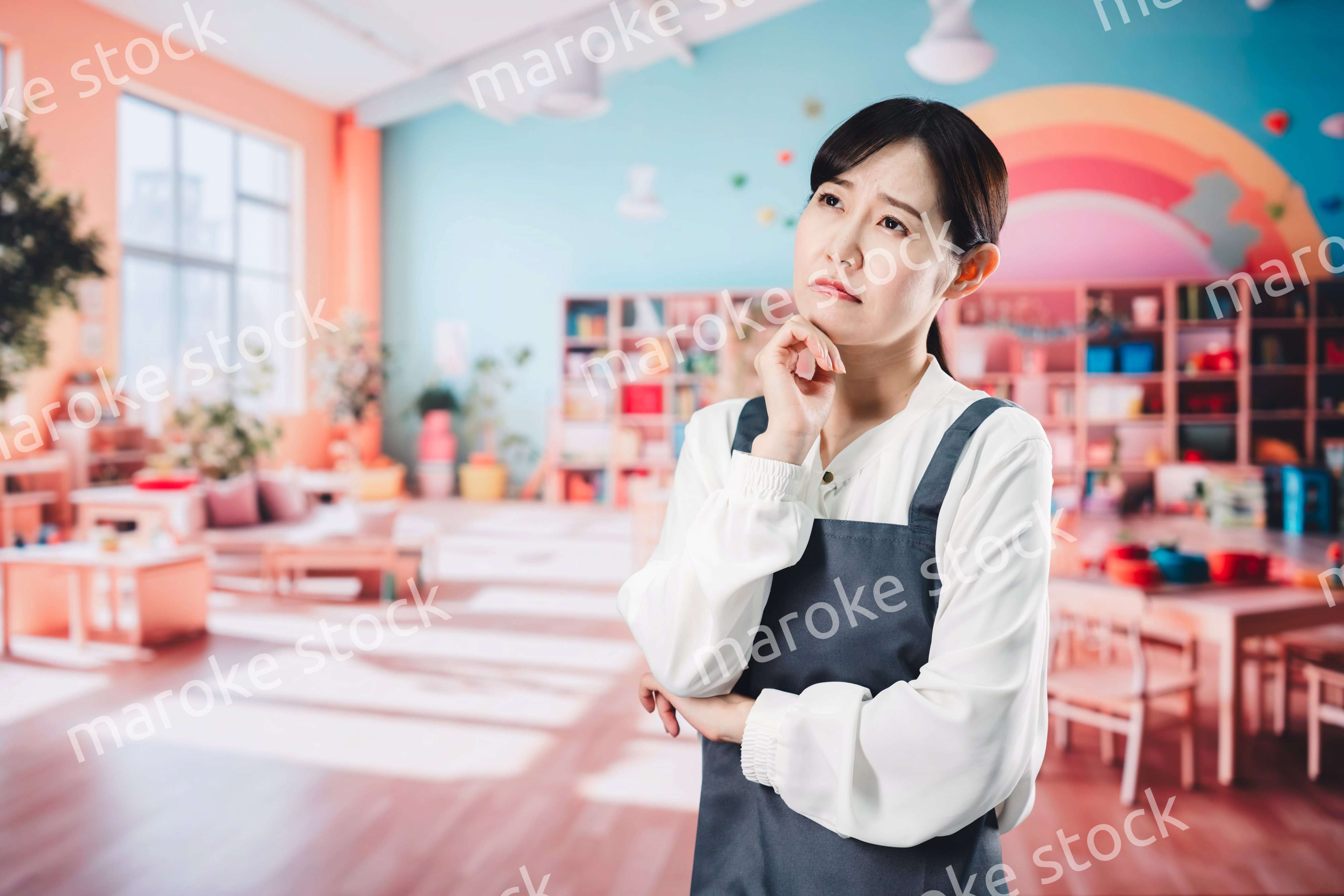 多忙に悩む保育士