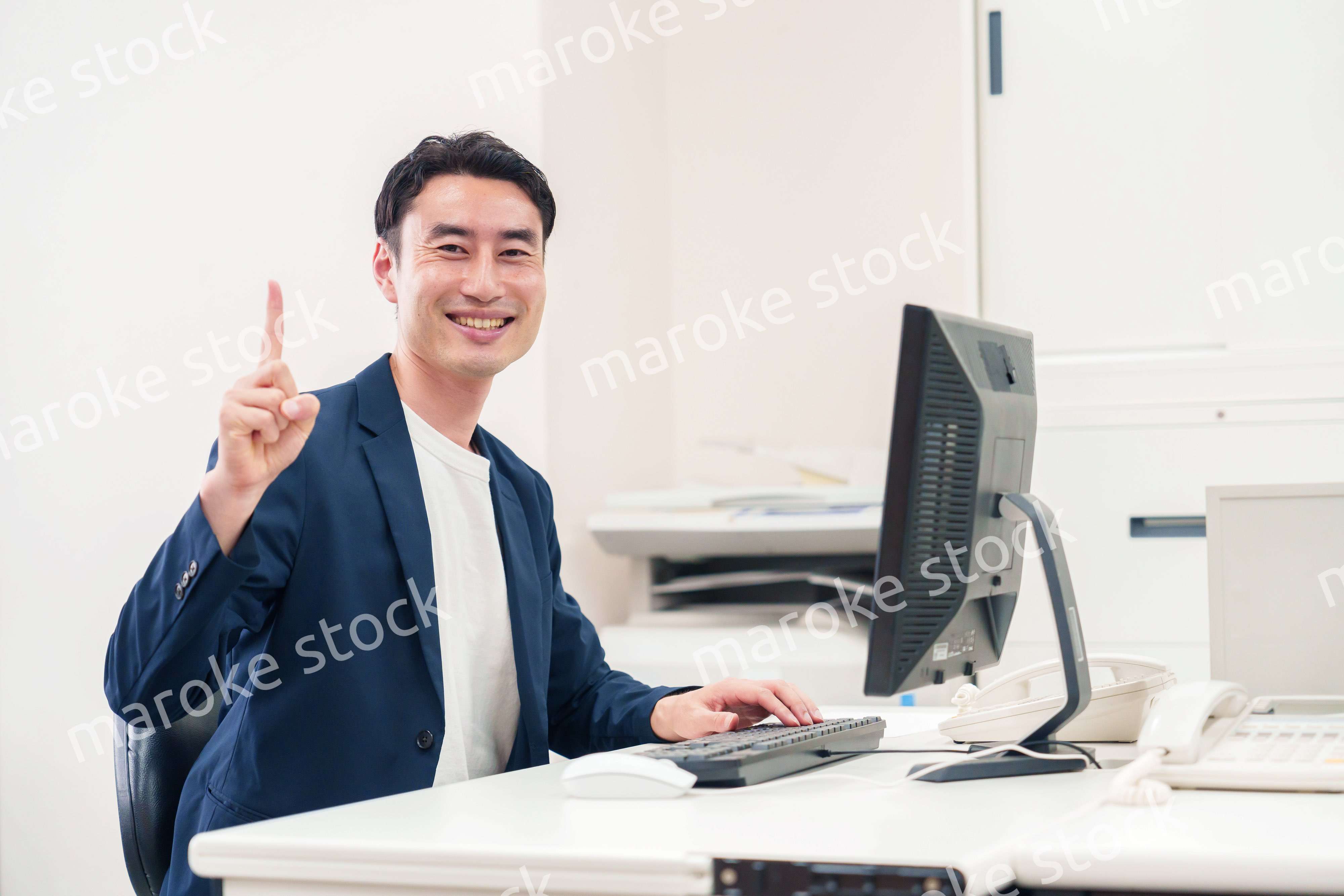 ビジネスカジュアルで働く上司