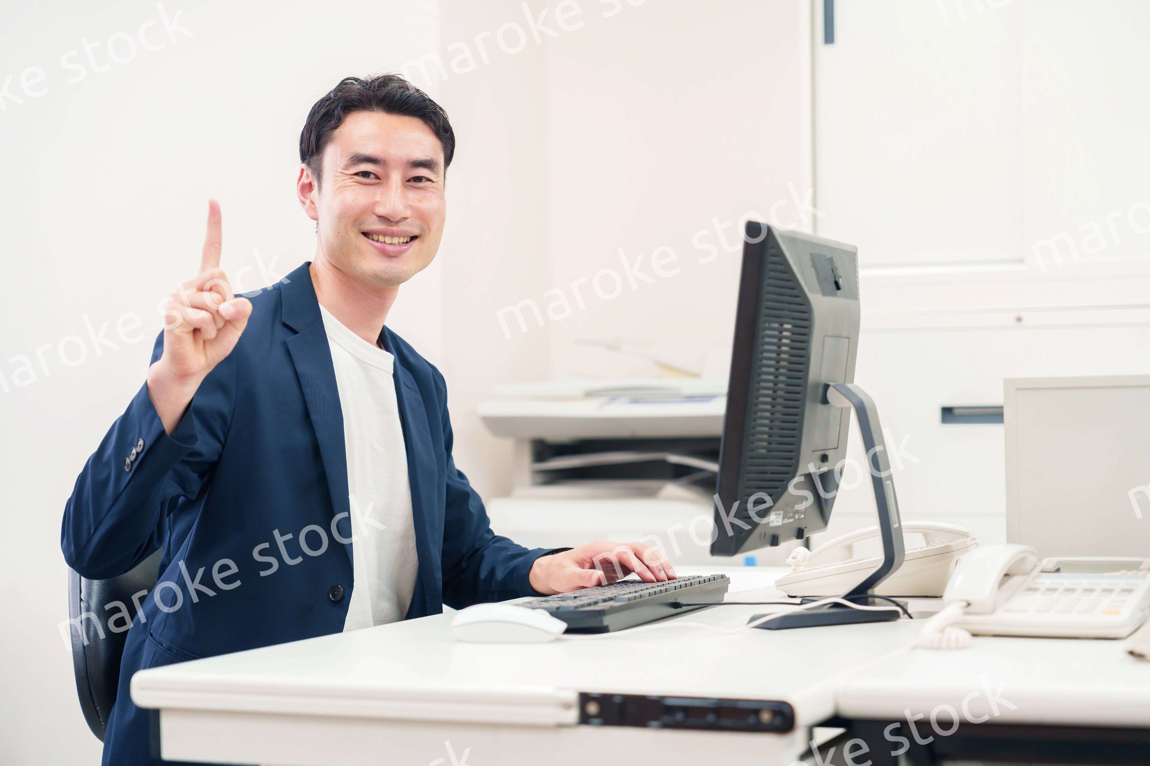 ビジネスカジュアルで働く上司