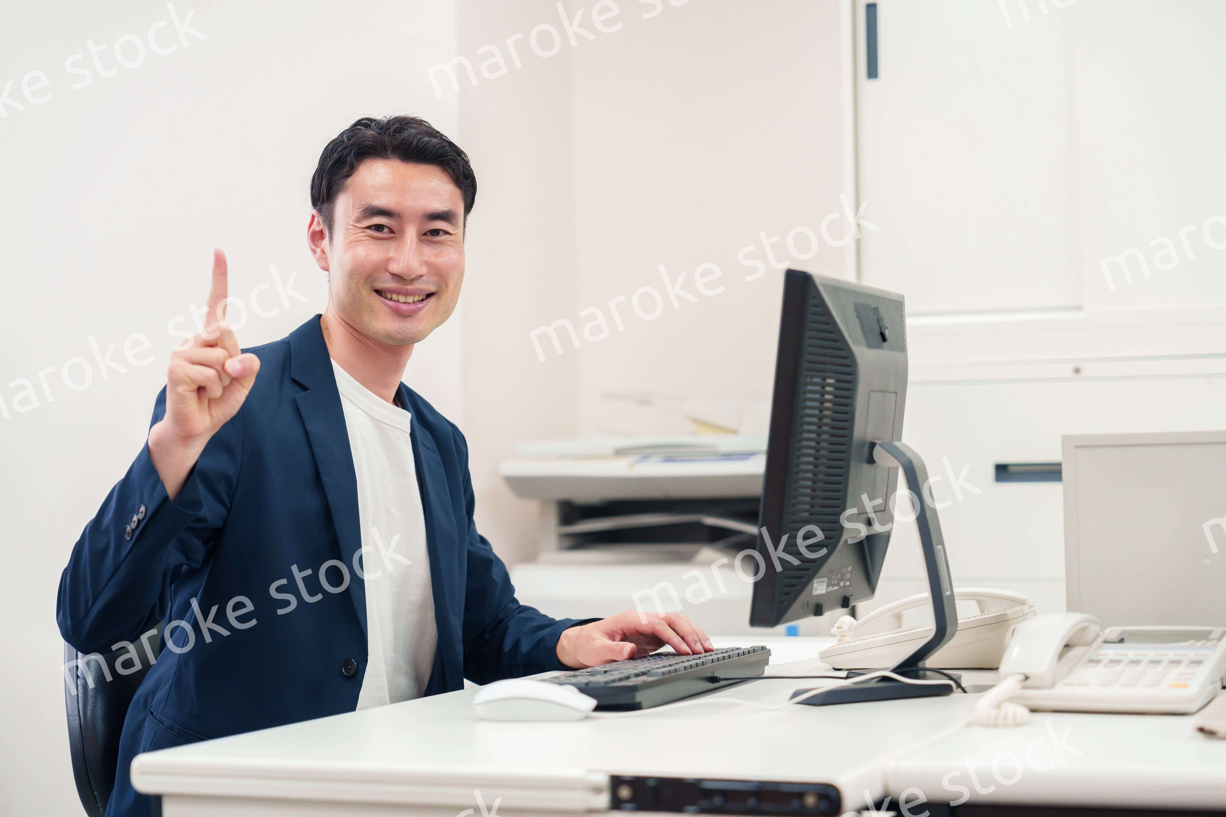 ビジネスカジュアルで働く上司