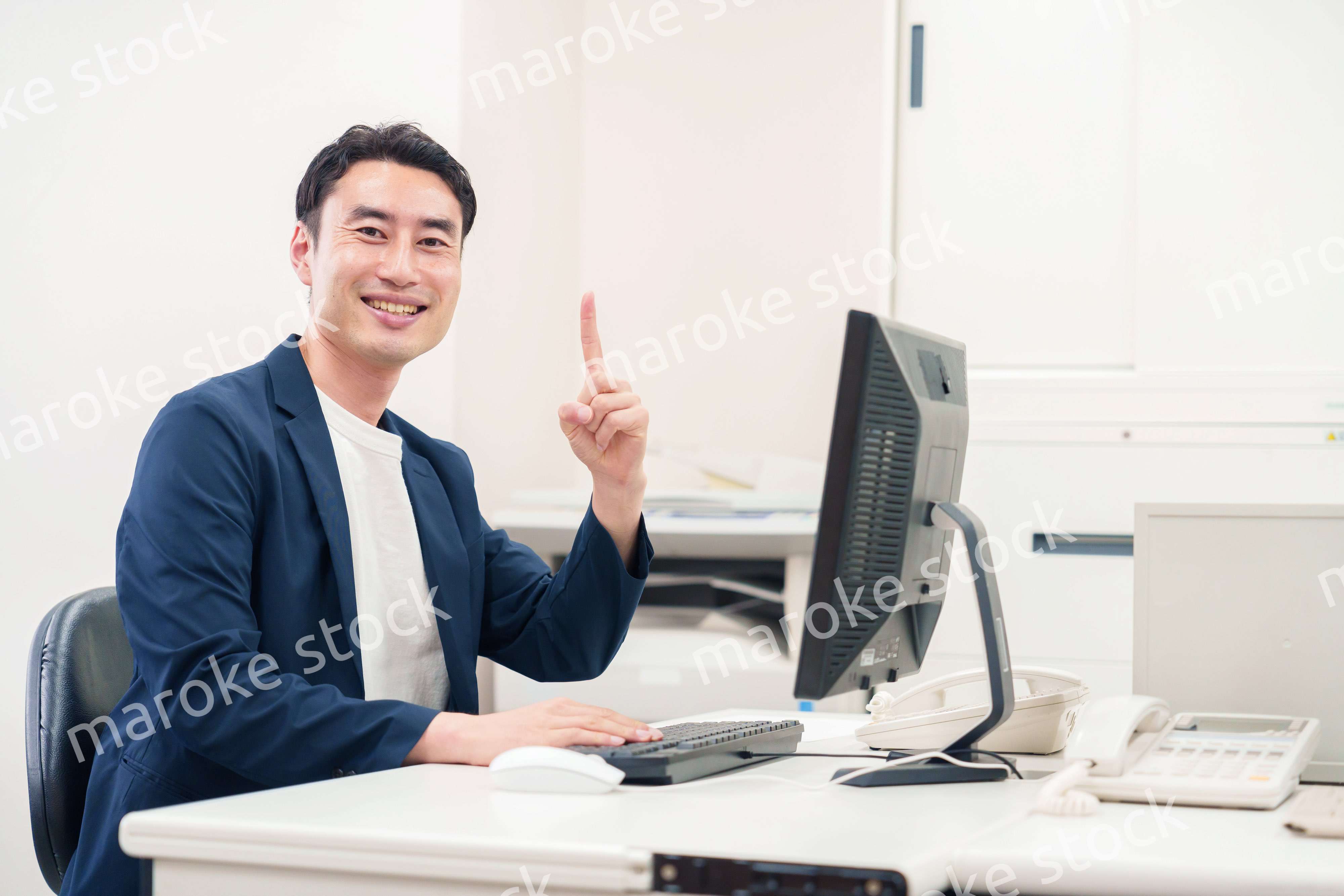 ビジネスカジュアルで働く上司