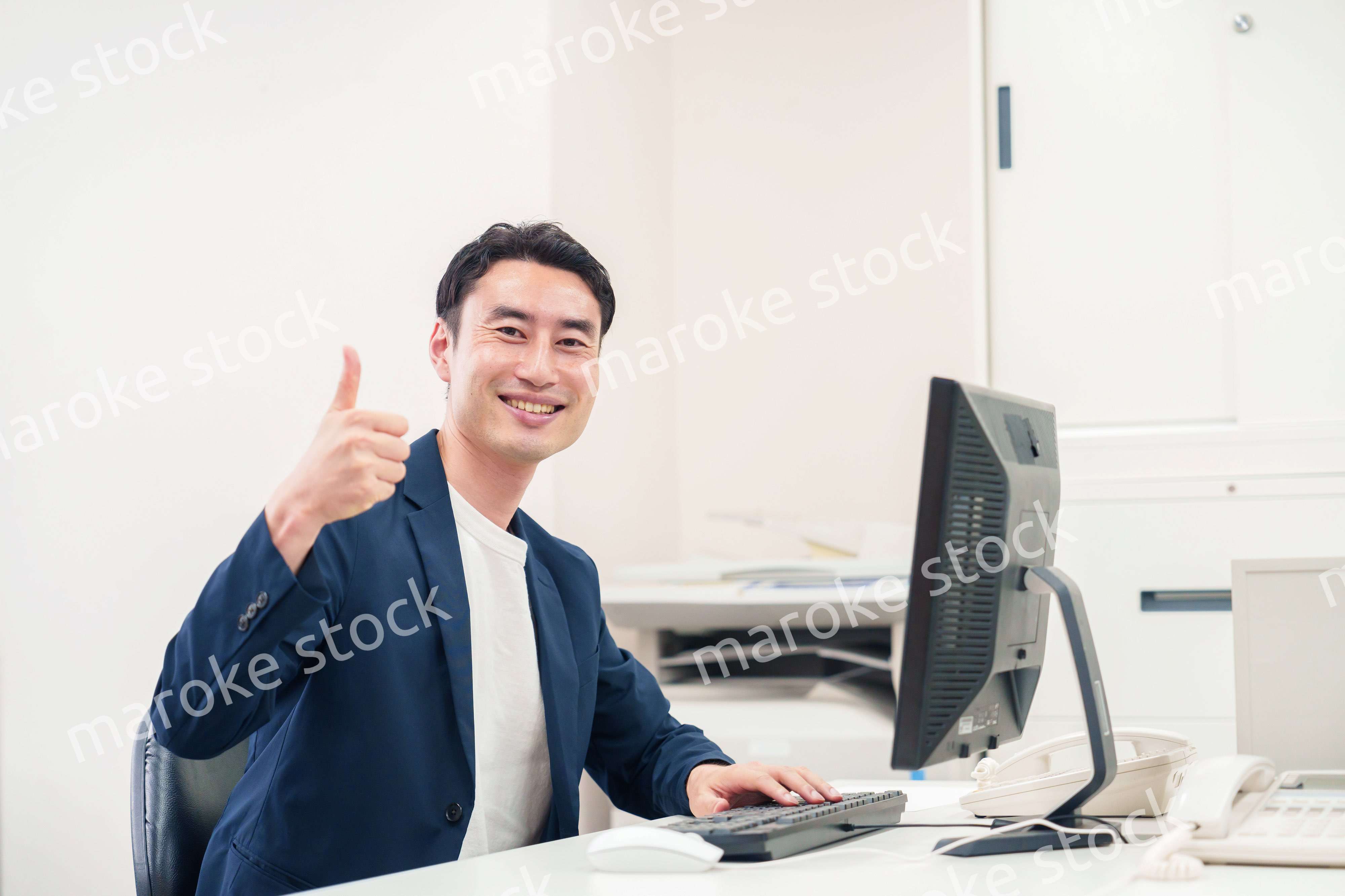 ビジネスカジュアルで働く上司