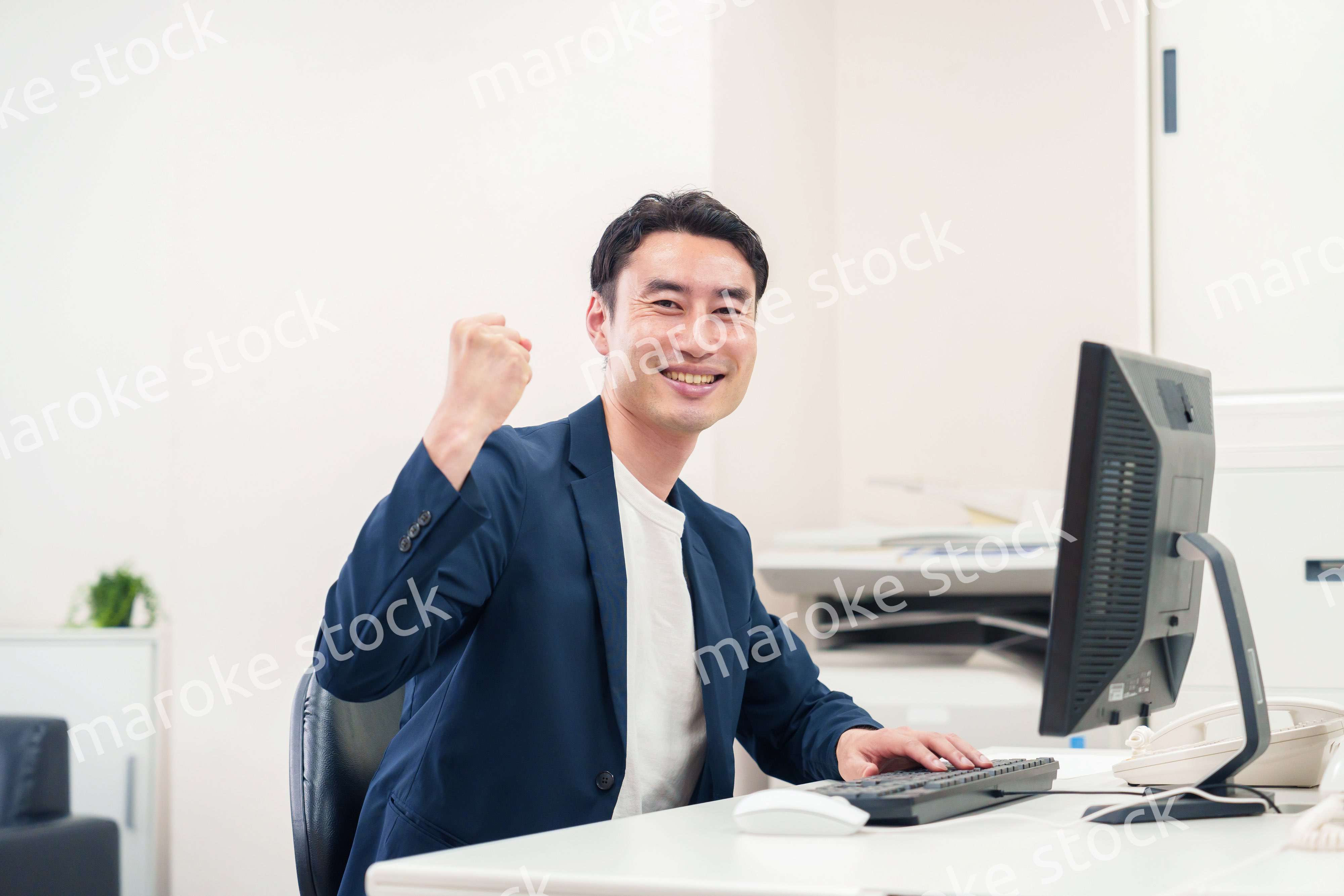 ビジネスカジュアルで働く上司