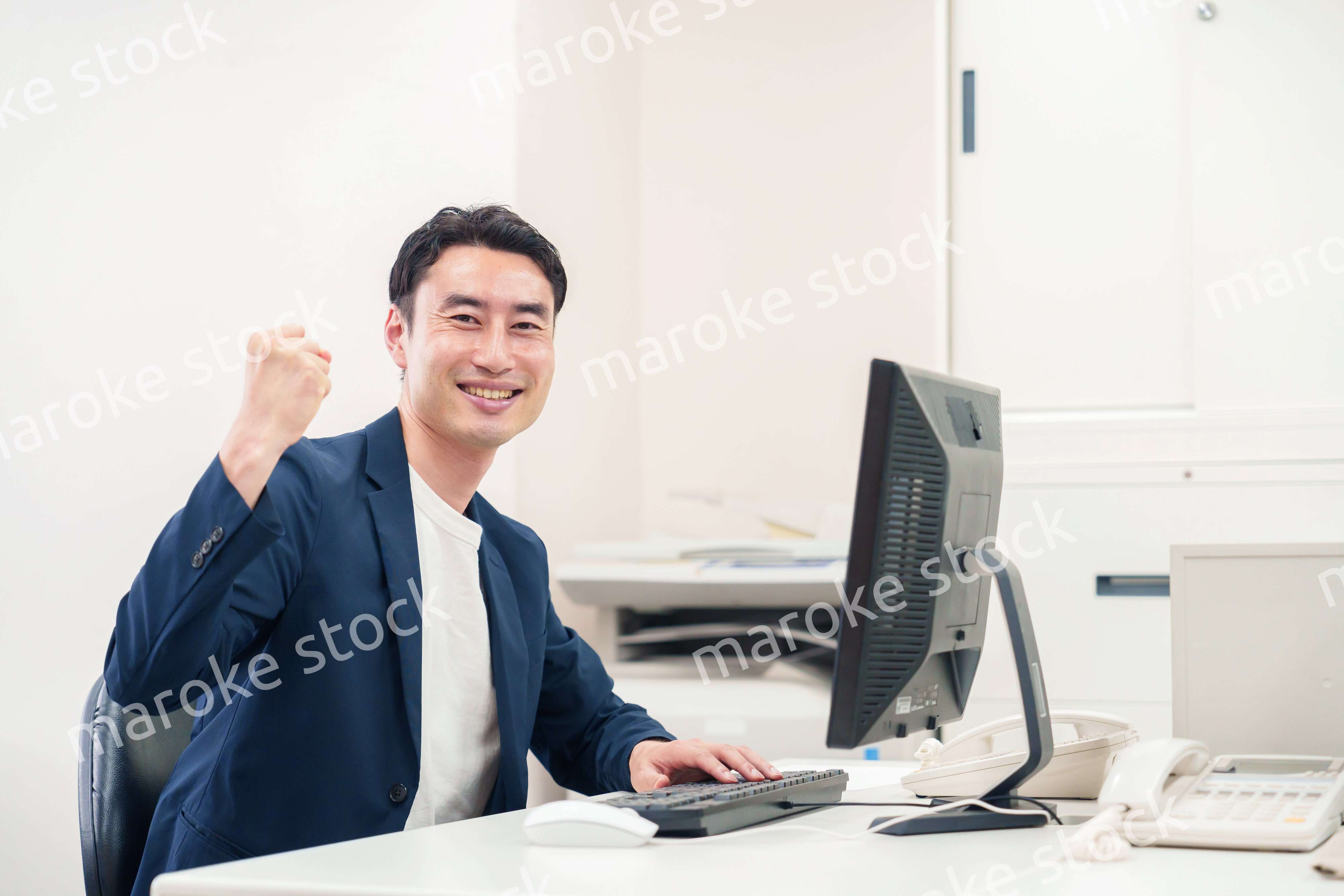 ビジネスカジュアルで働く上司