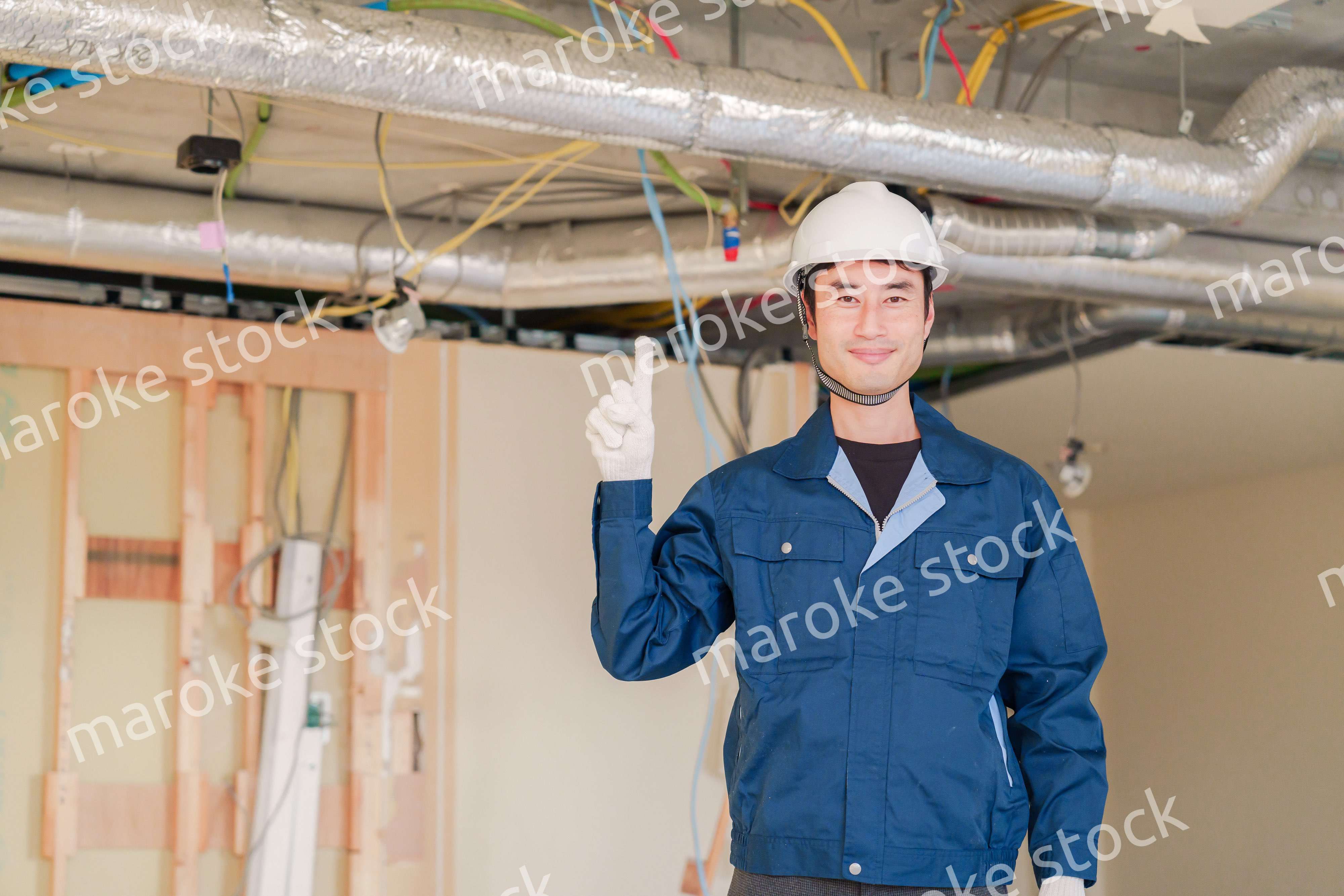 工事現場の現場責任者