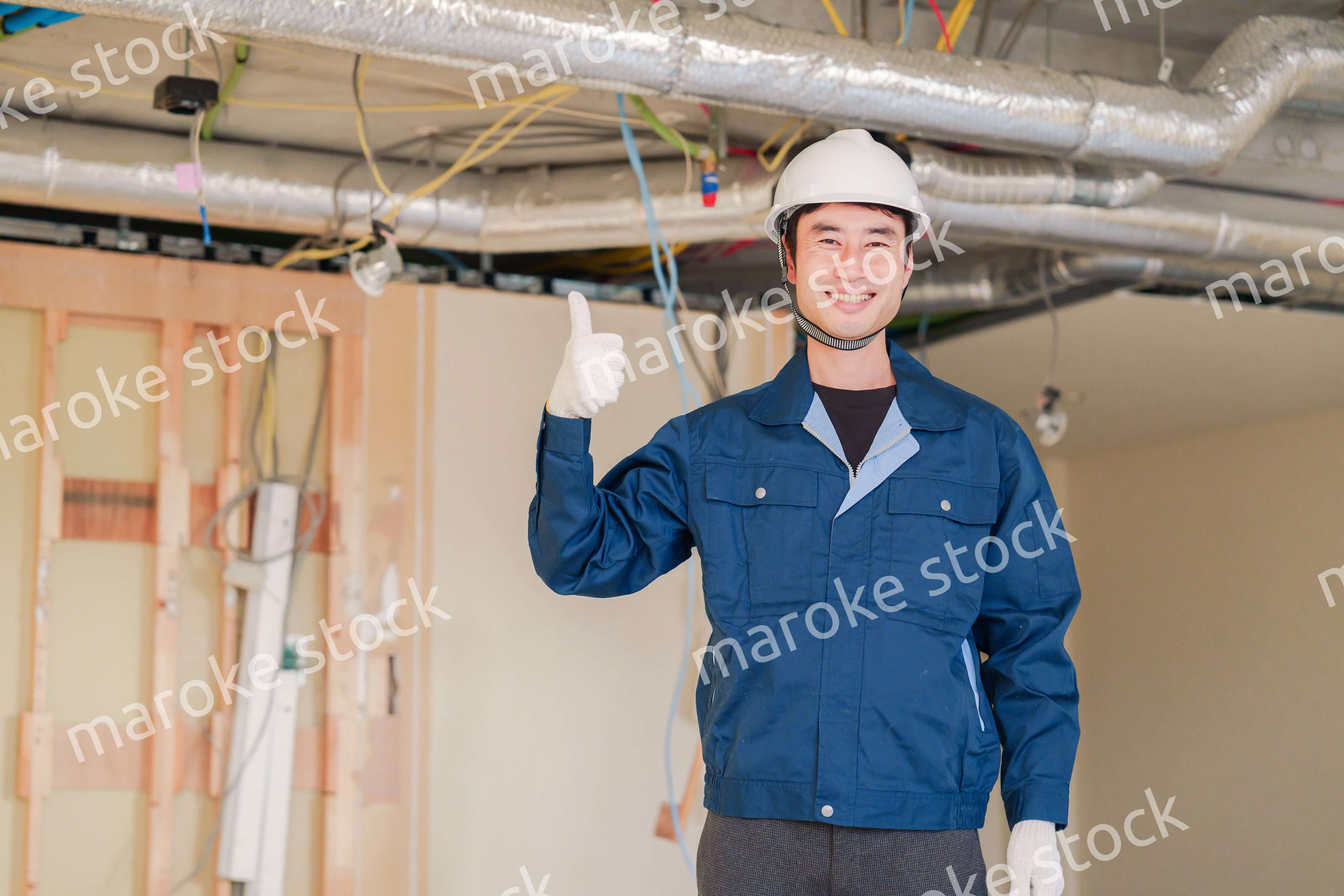 工事現場の現場責任者