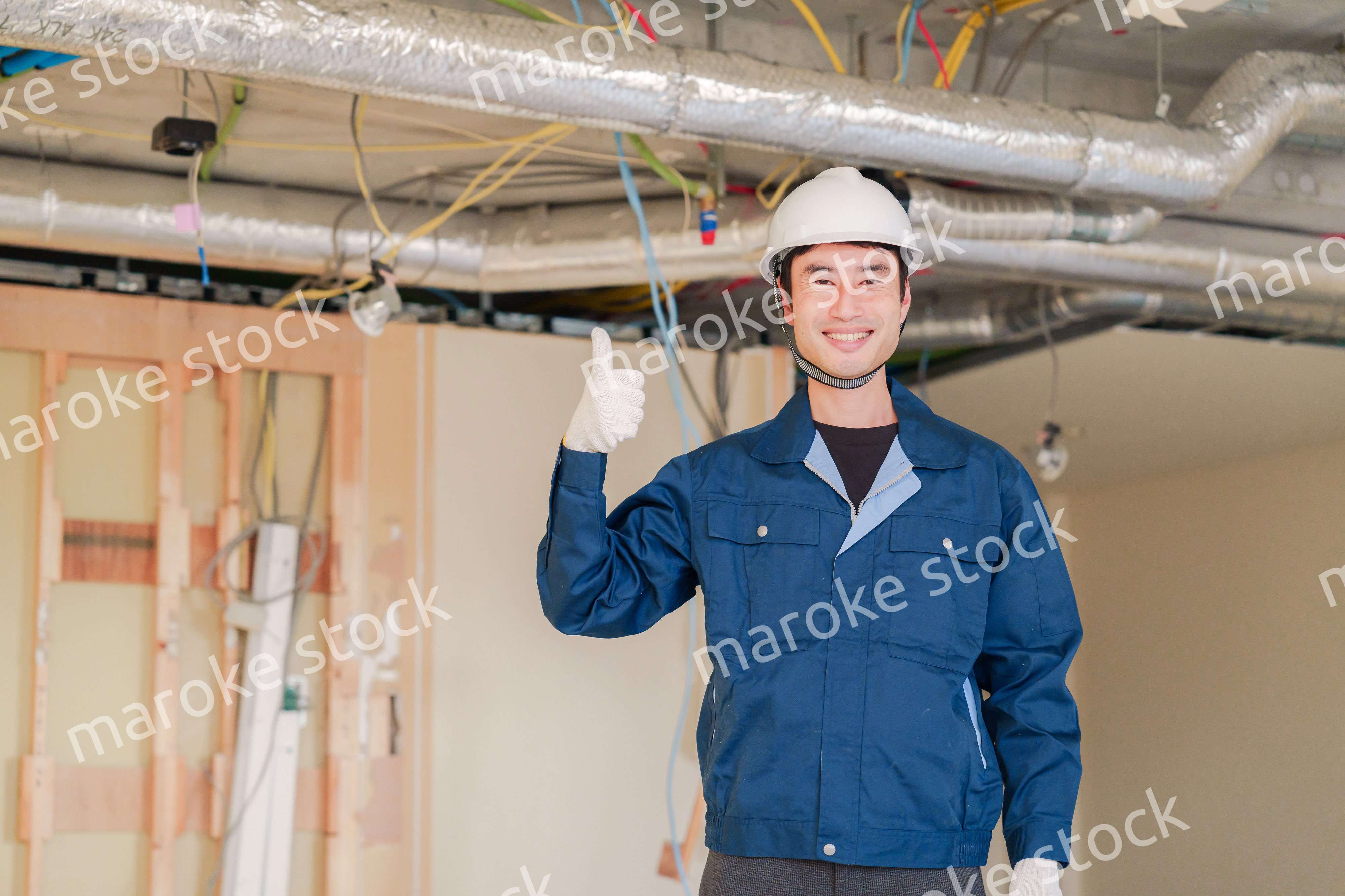 工事現場の現場責任者