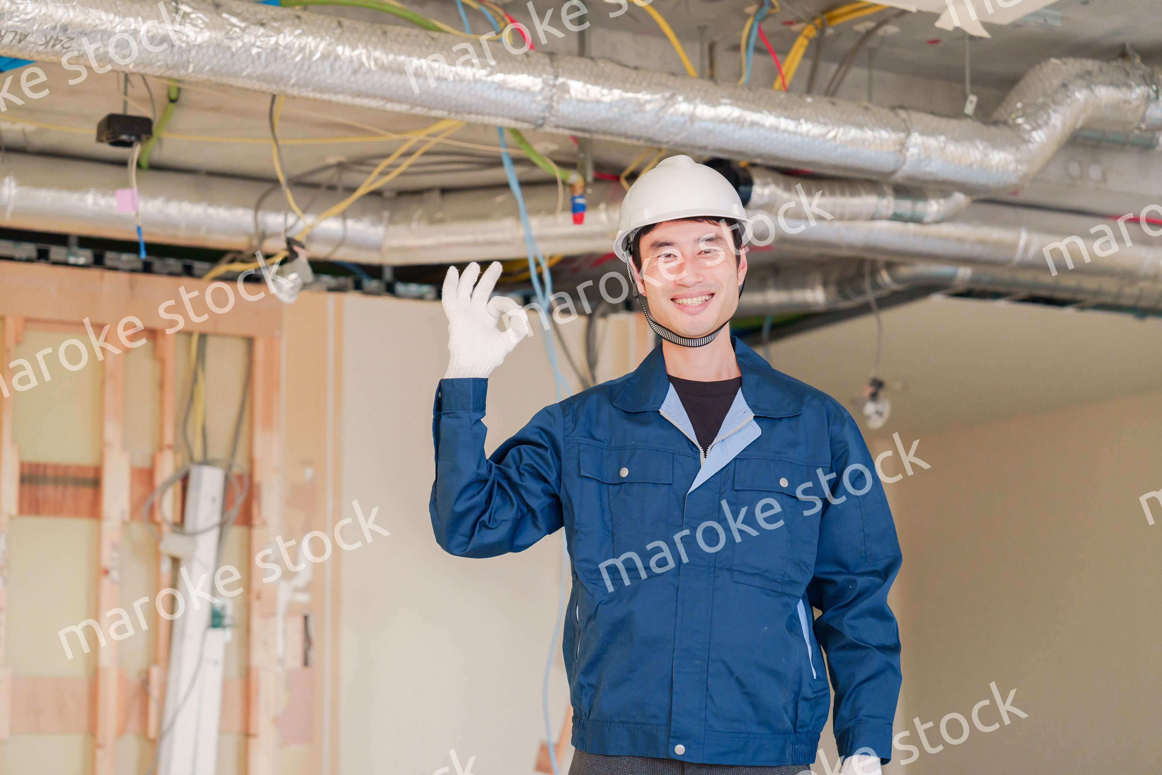 工事現場の現場責任者