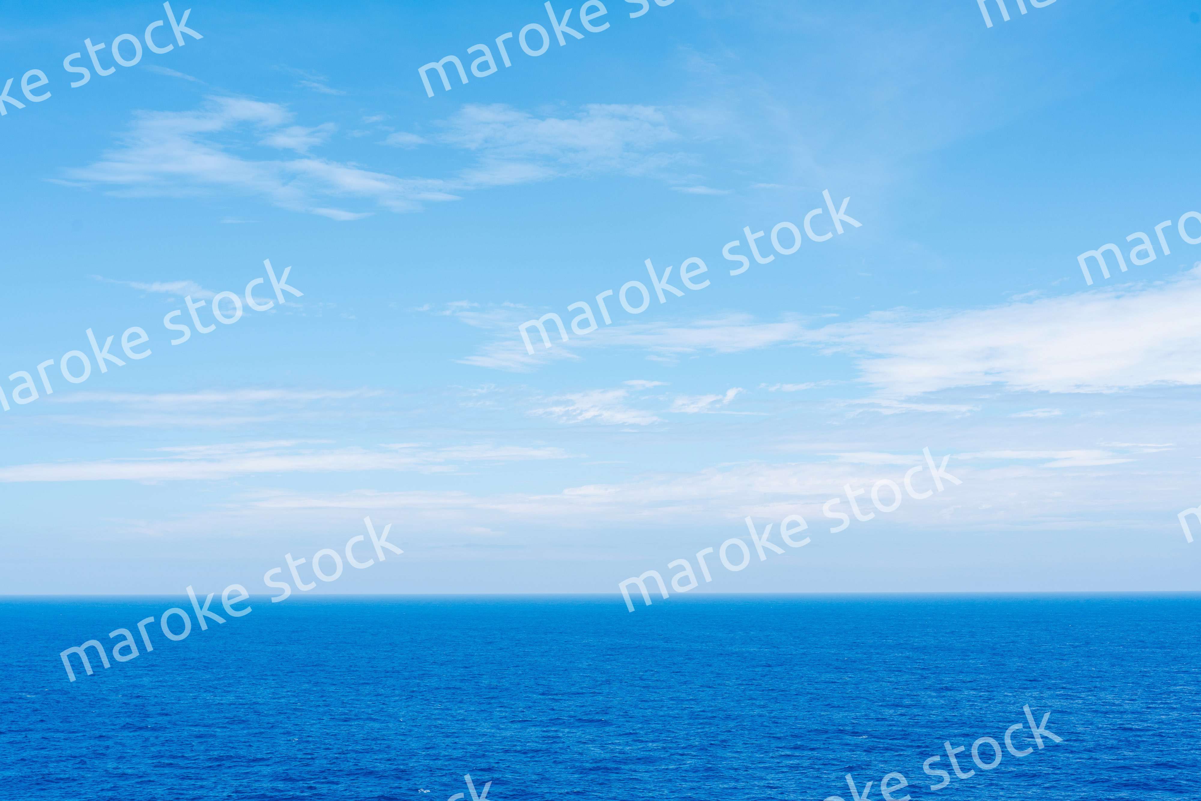 大洋を航海する船