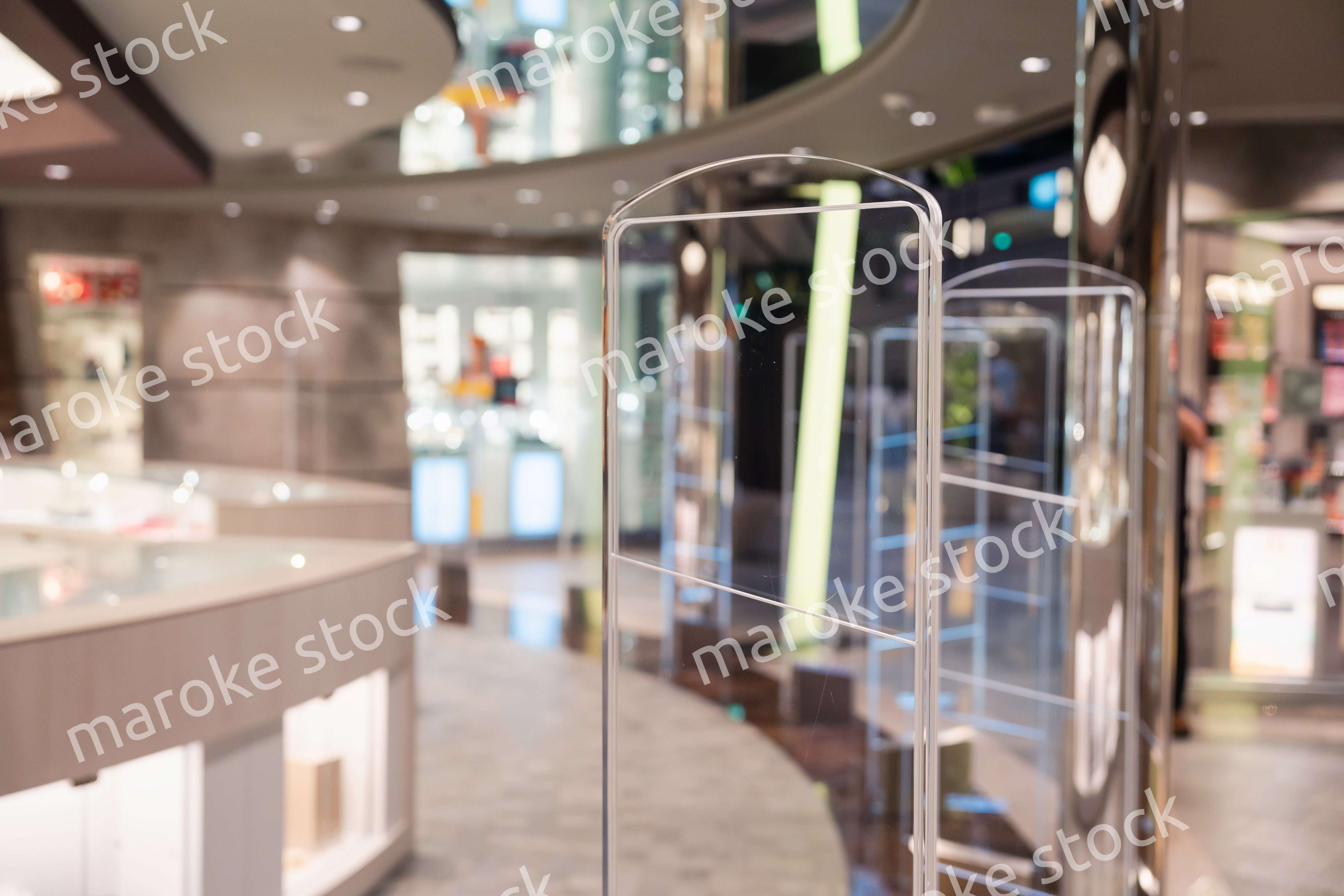 店頭のセキュリティーシステム