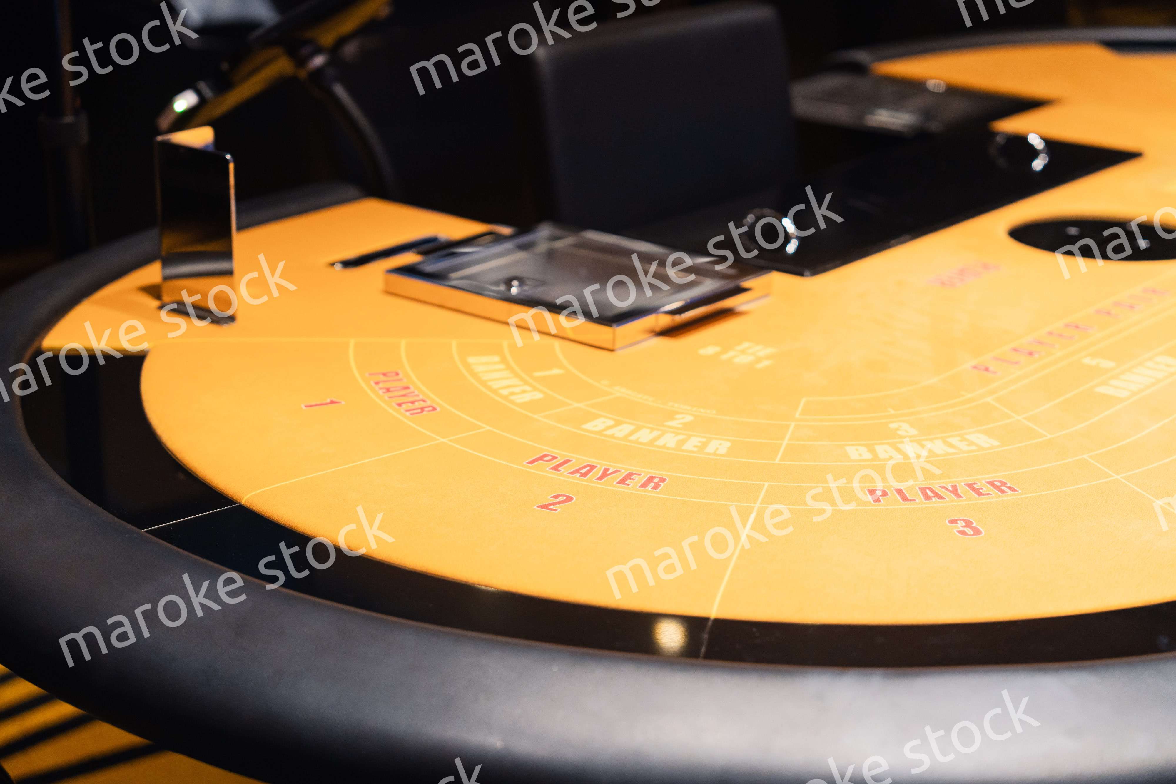 誰もいないカジノ台