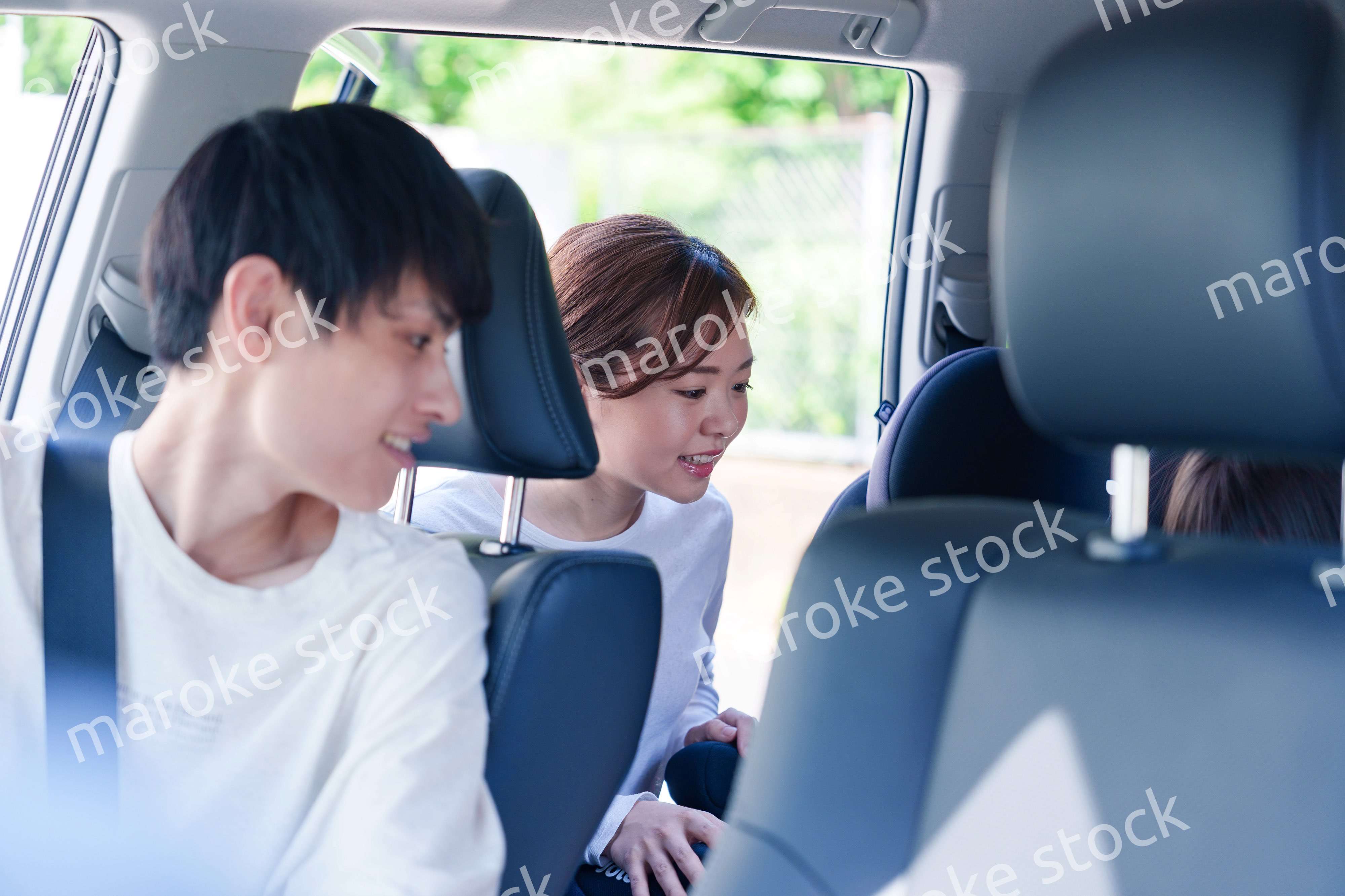 家族みんなで車でおでかけ