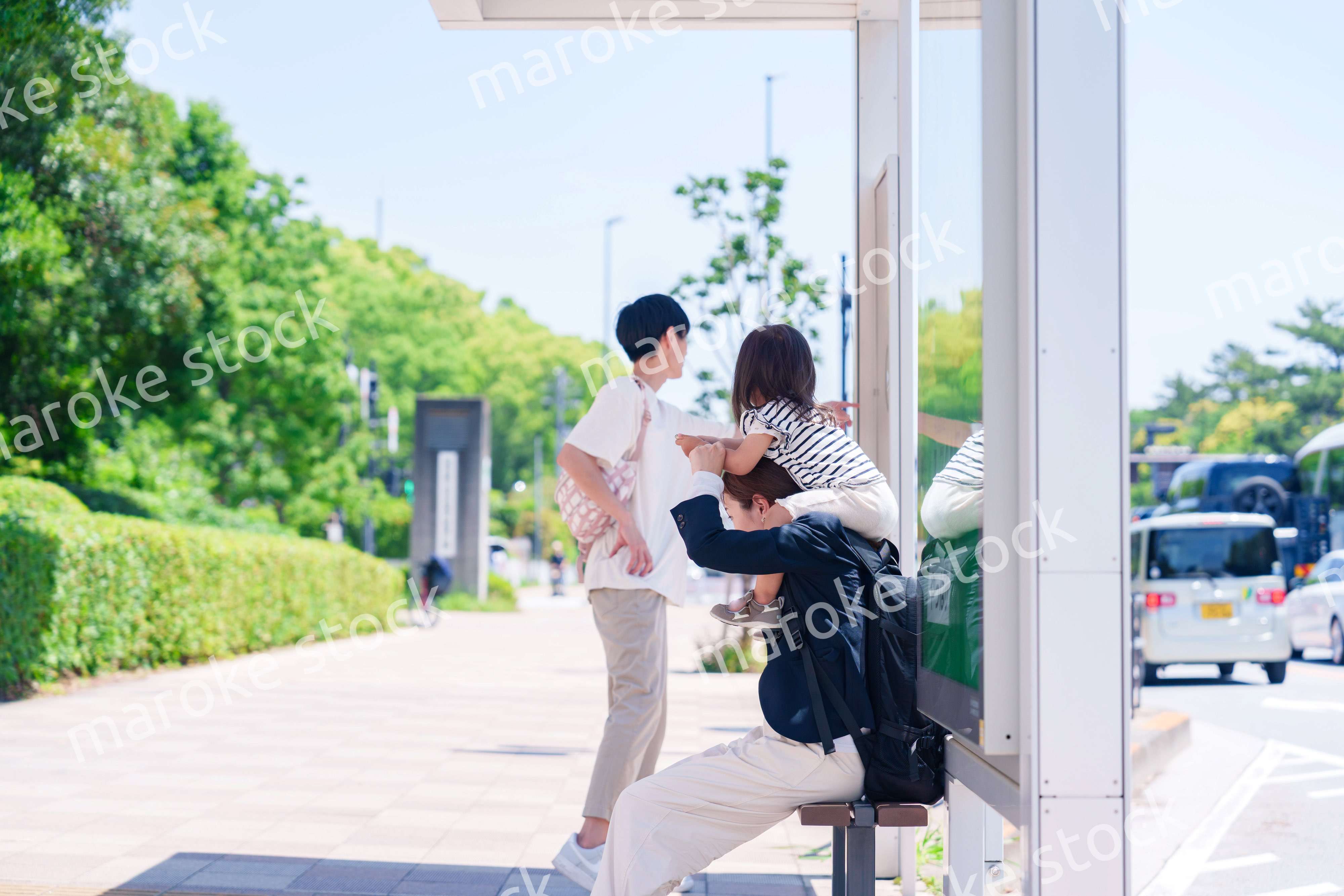 休日に家族でおでかけ