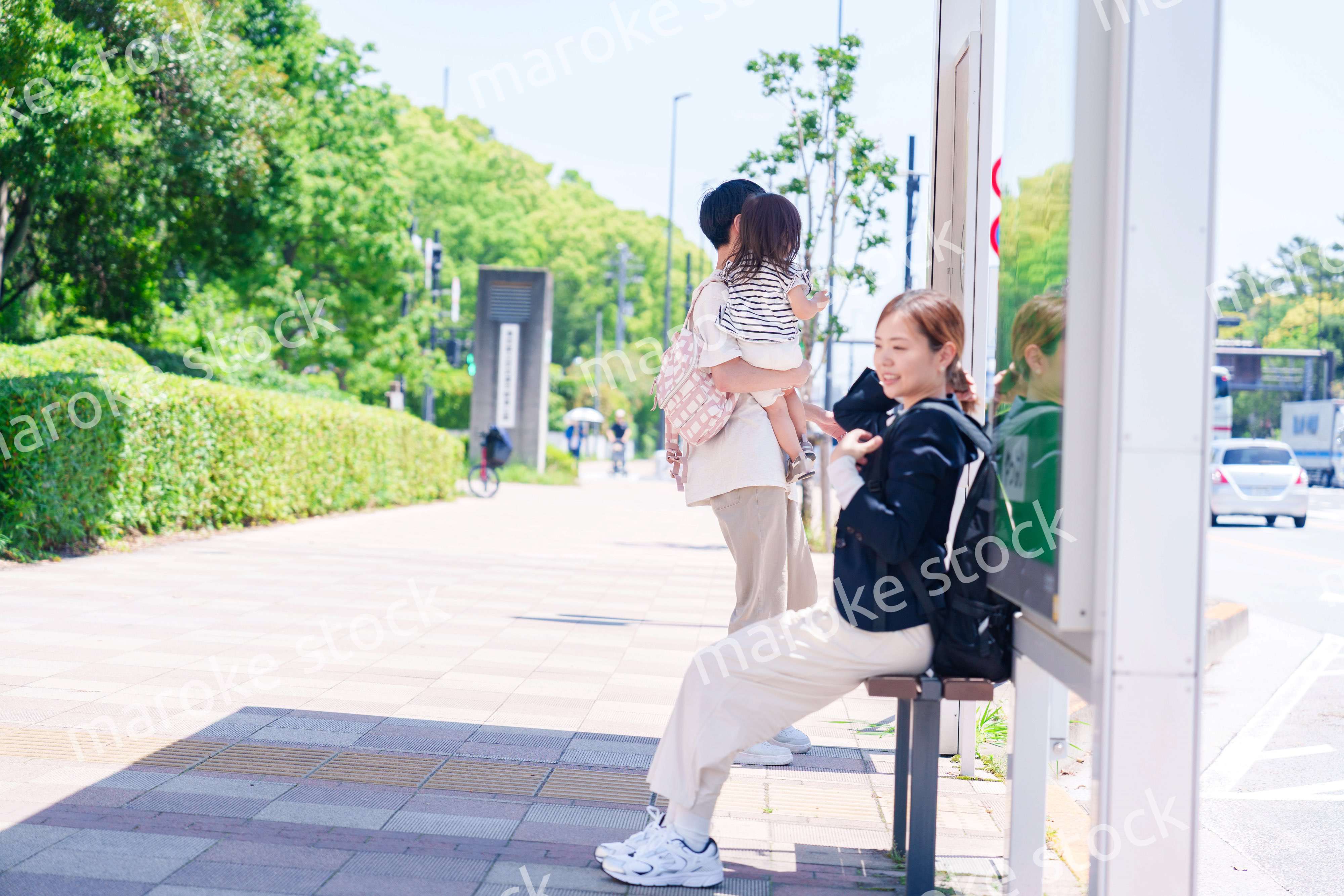 休日に家族でおでかけ