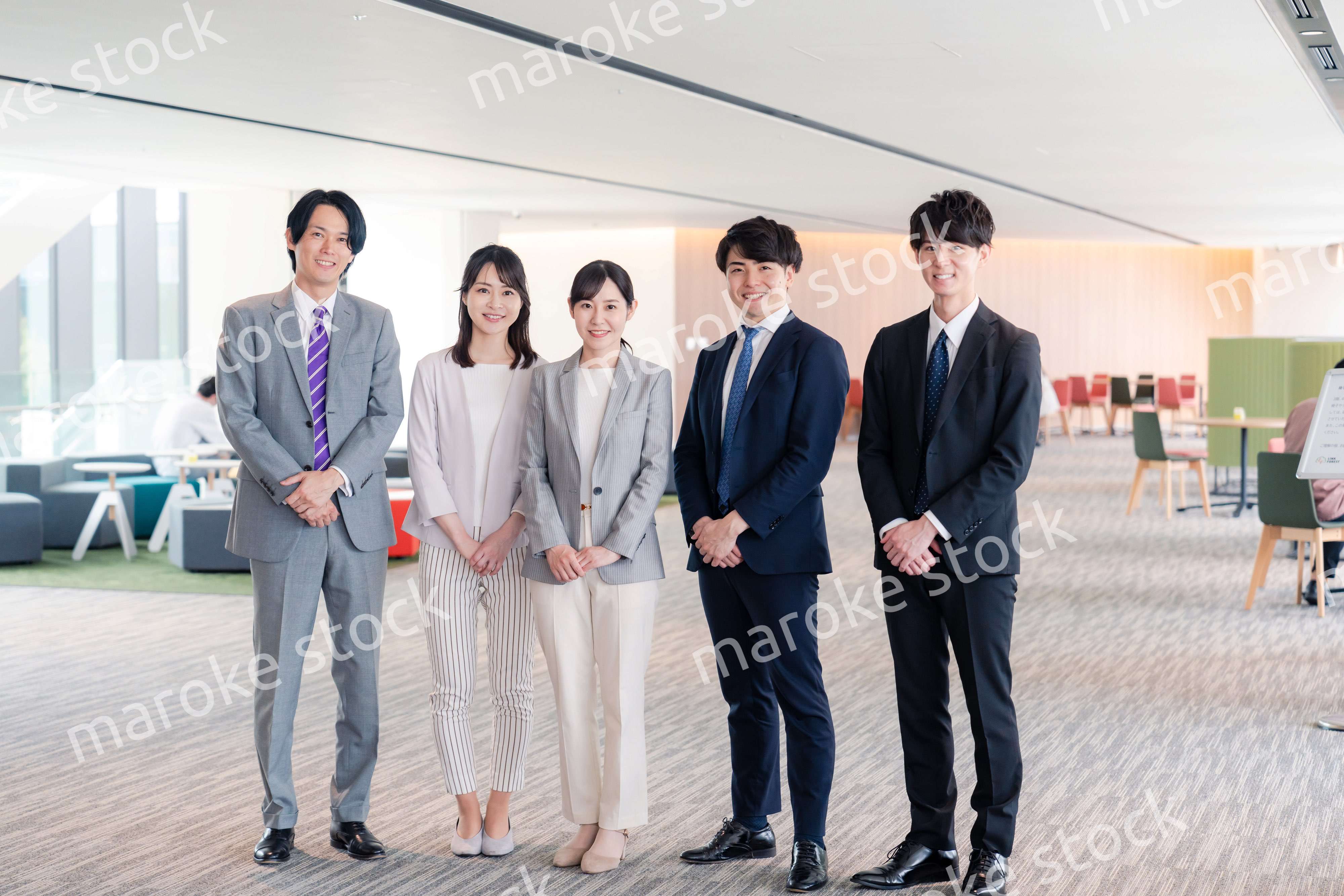 ビジネスパーソン集合写真