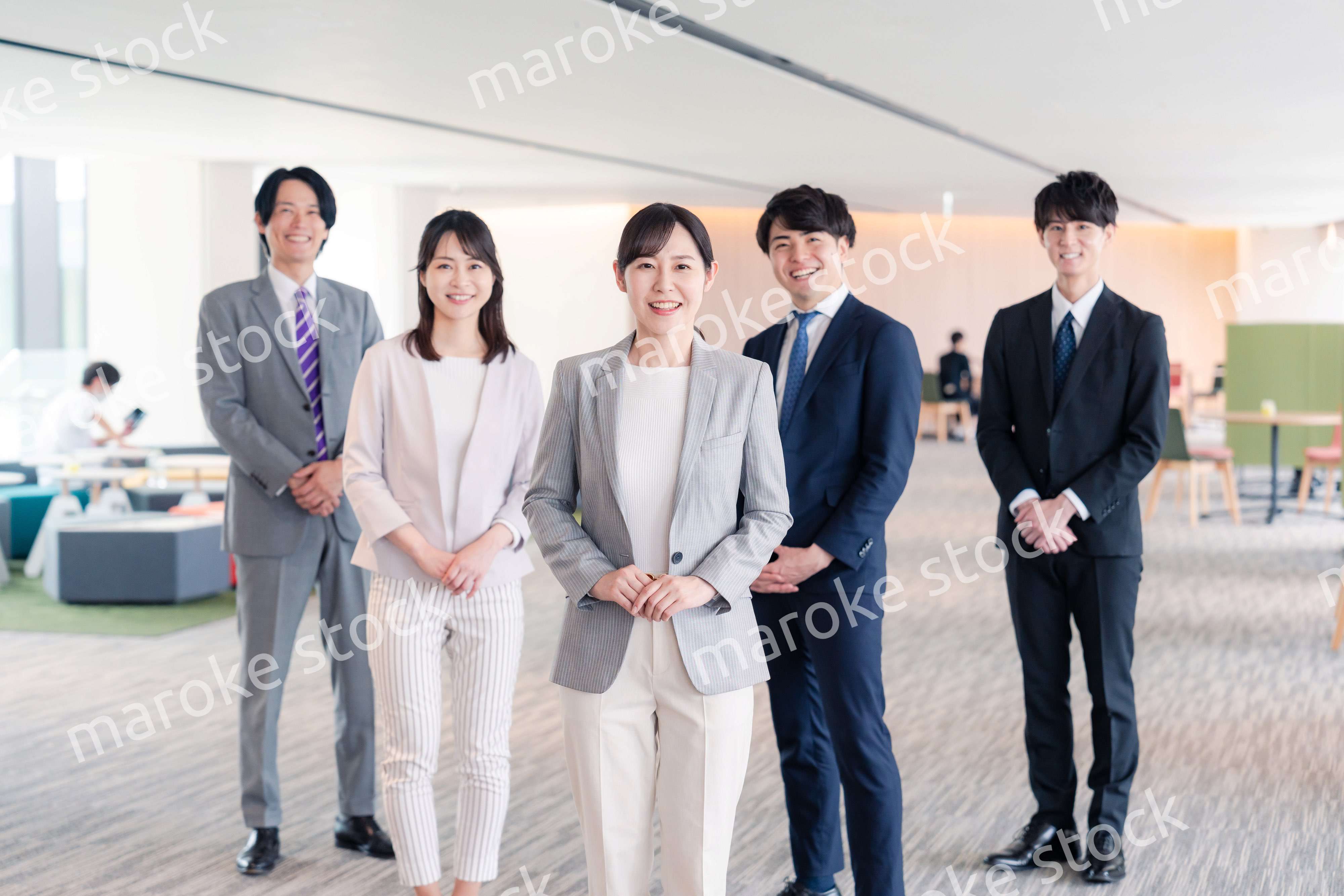 ビジネスパーソン集合写真