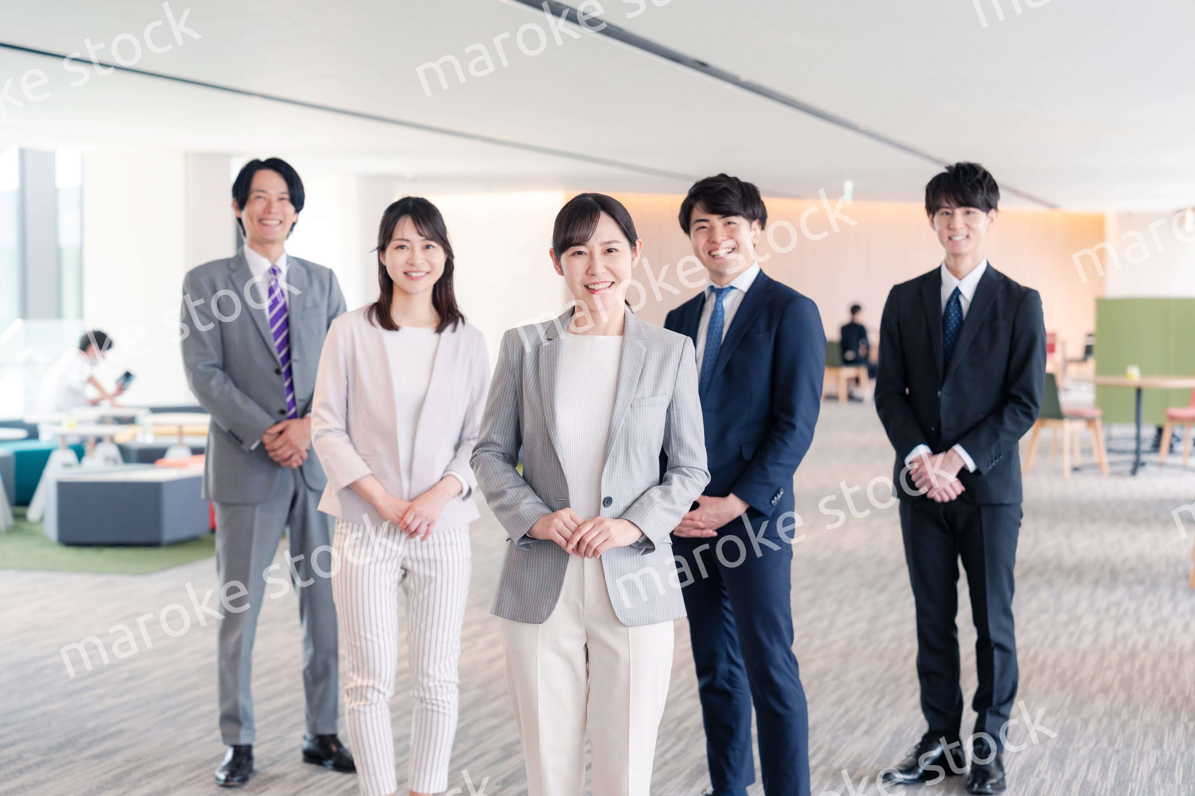 ビジネスパーソン集合写真