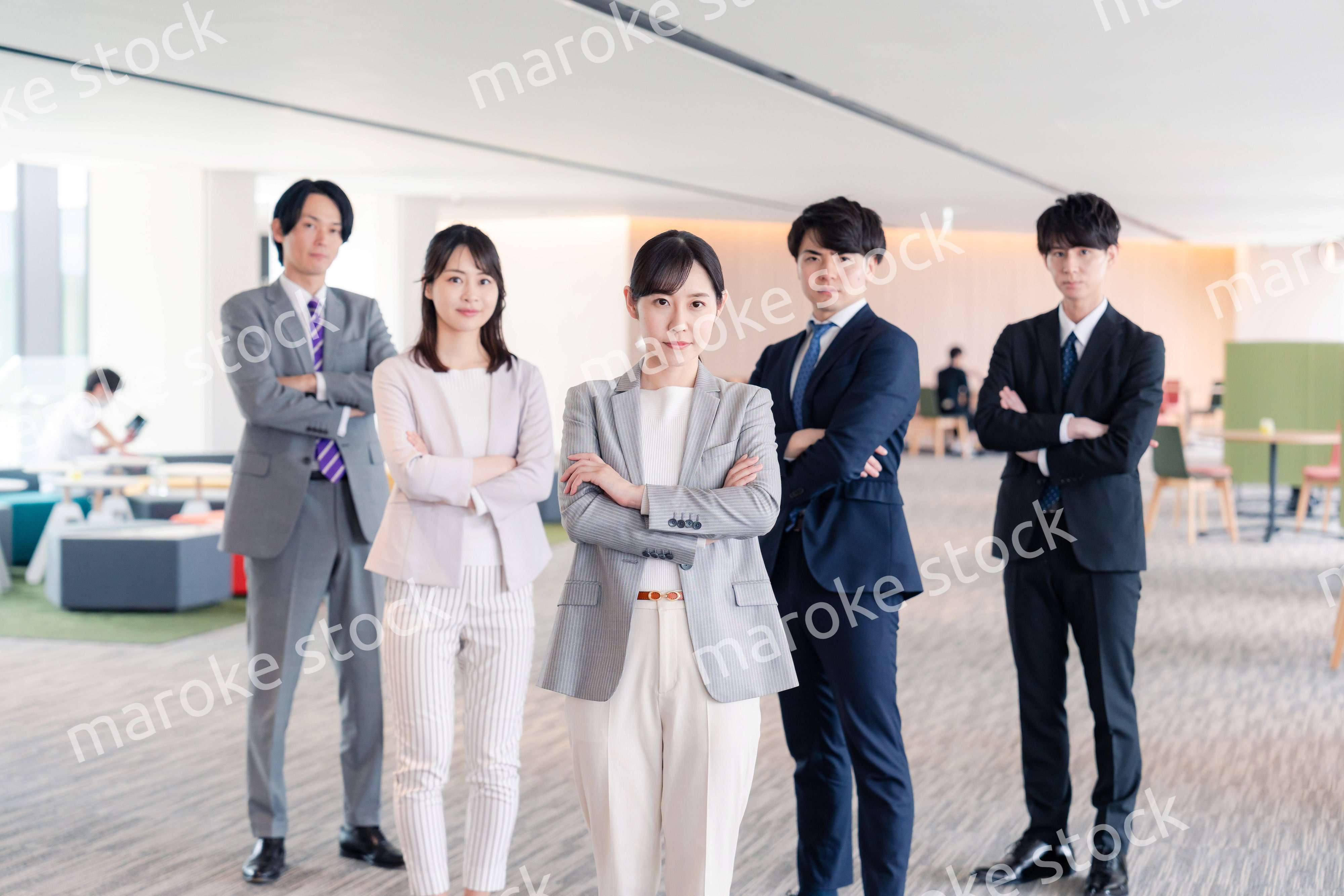 ビジネスパーソン集合写真