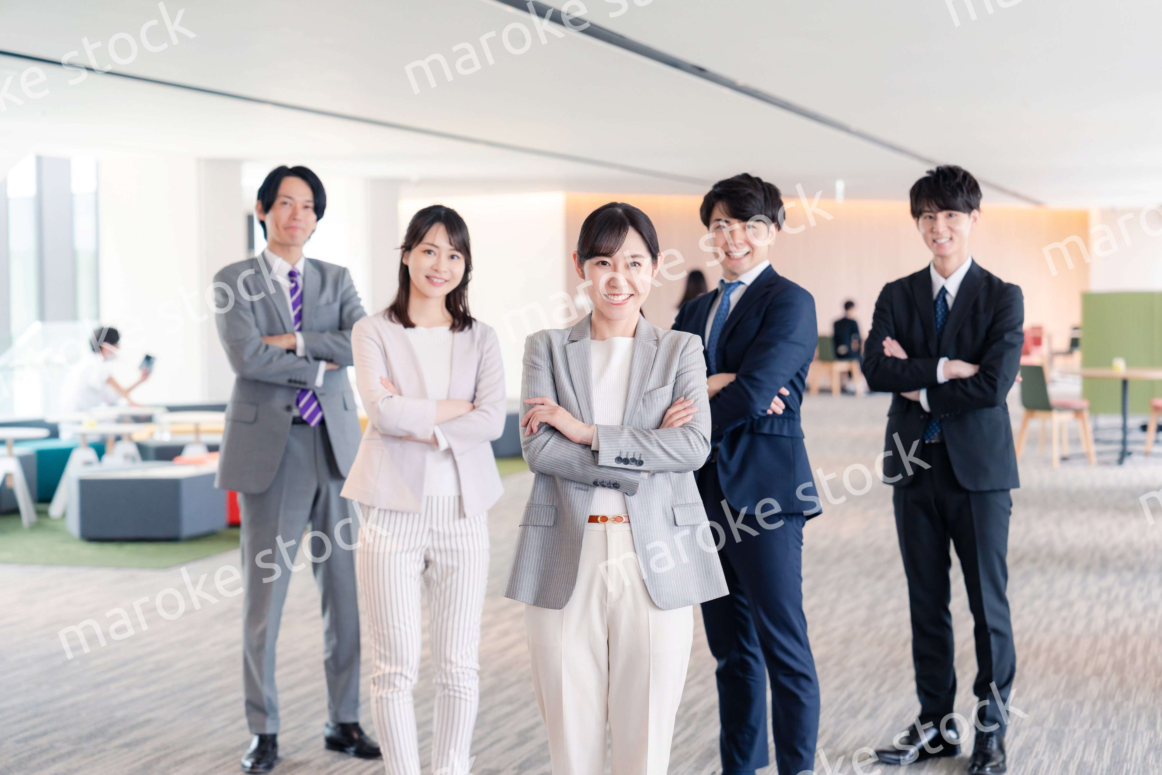 ビジネスパーソン集合写真