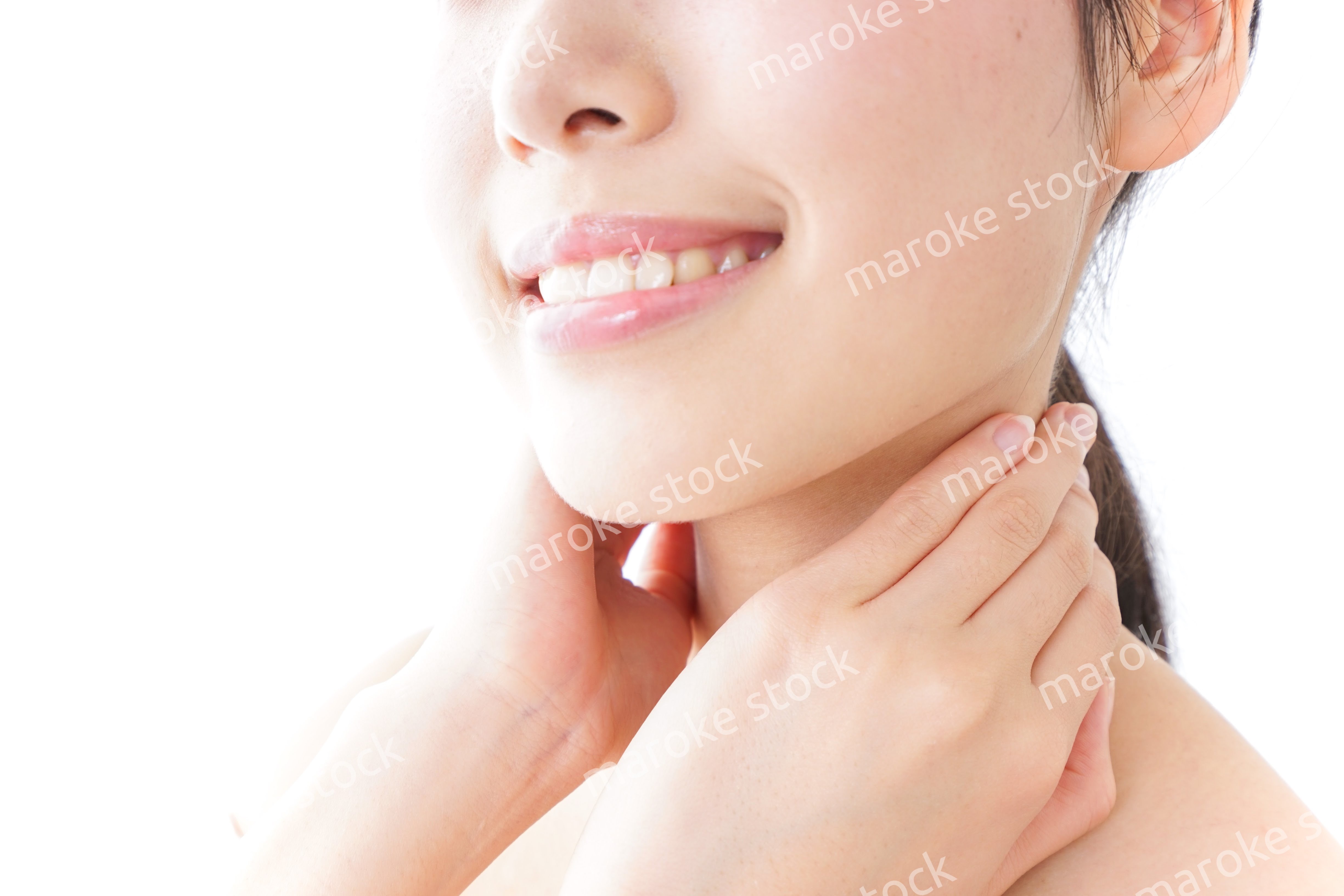 お風呂上がりの女性