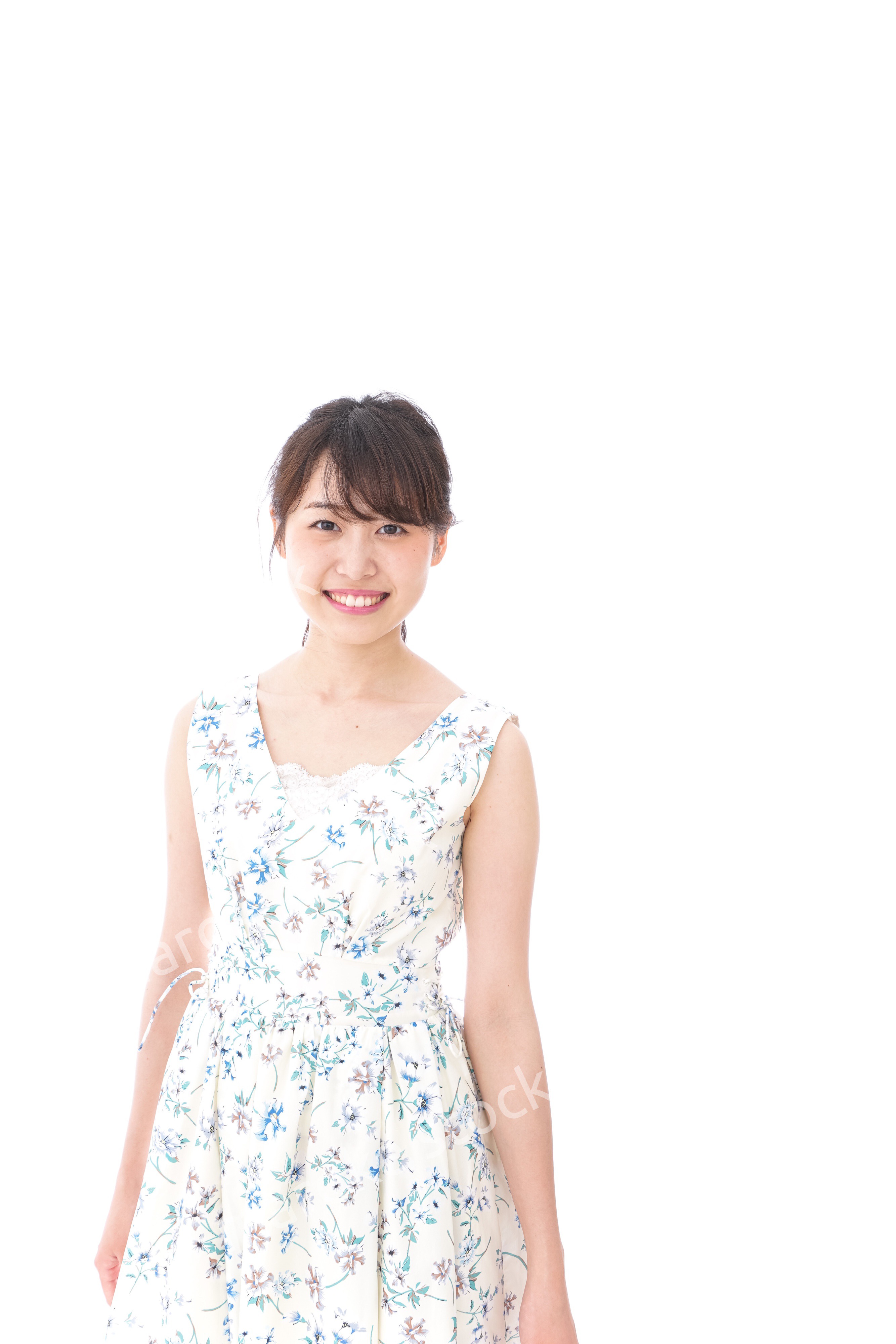 Beautiful young woman with smile