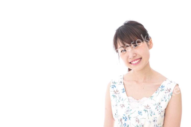 Beautiful young woman with smile