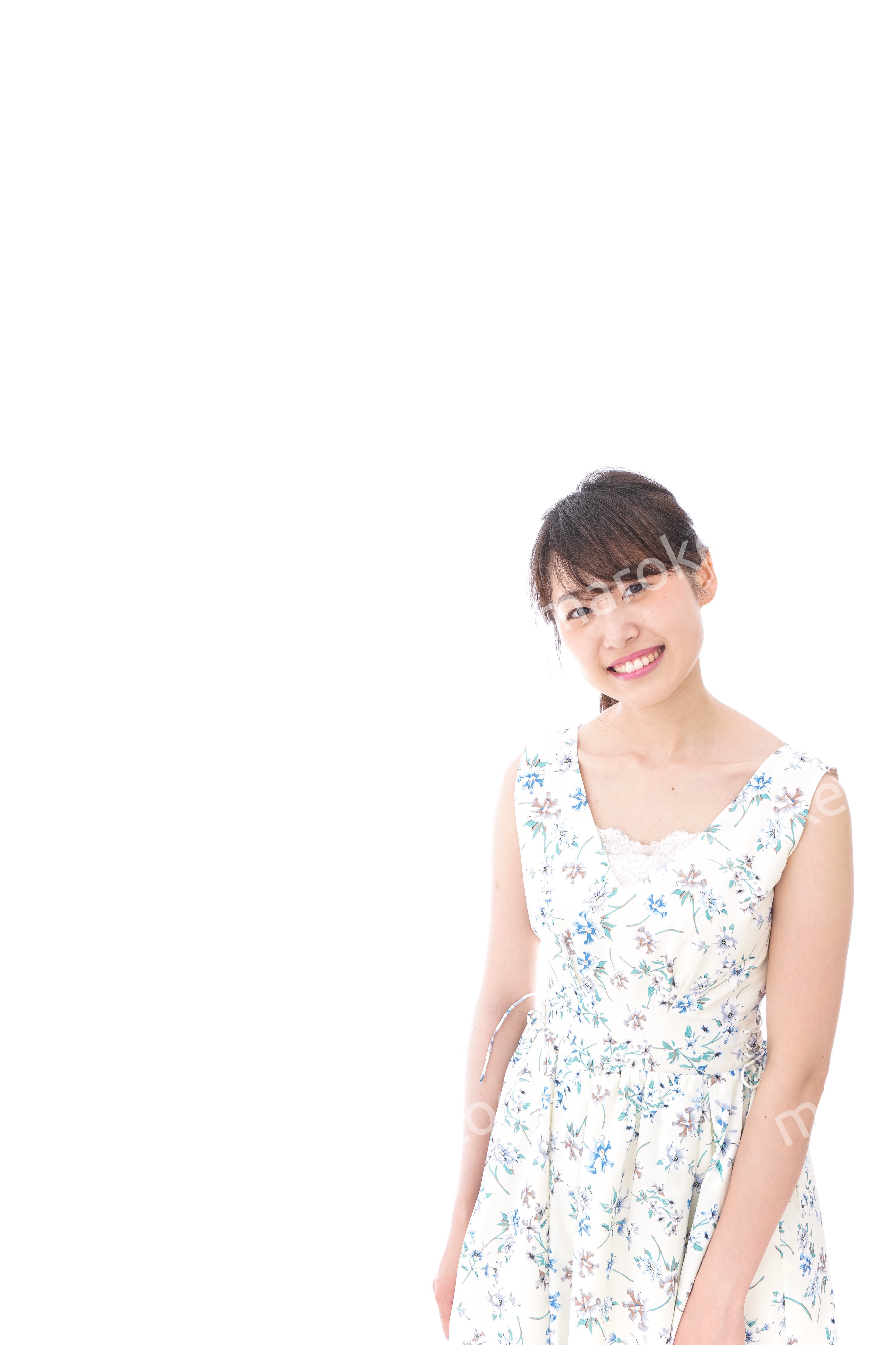 Beautiful young woman with smile