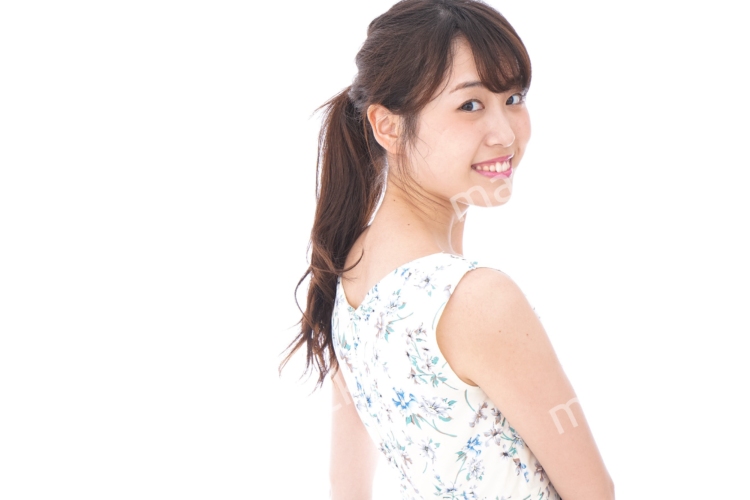 Beautiful young woman with smile