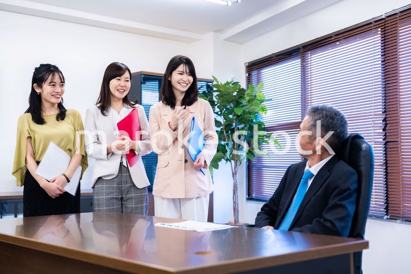 女性社員の意見を聴く役員