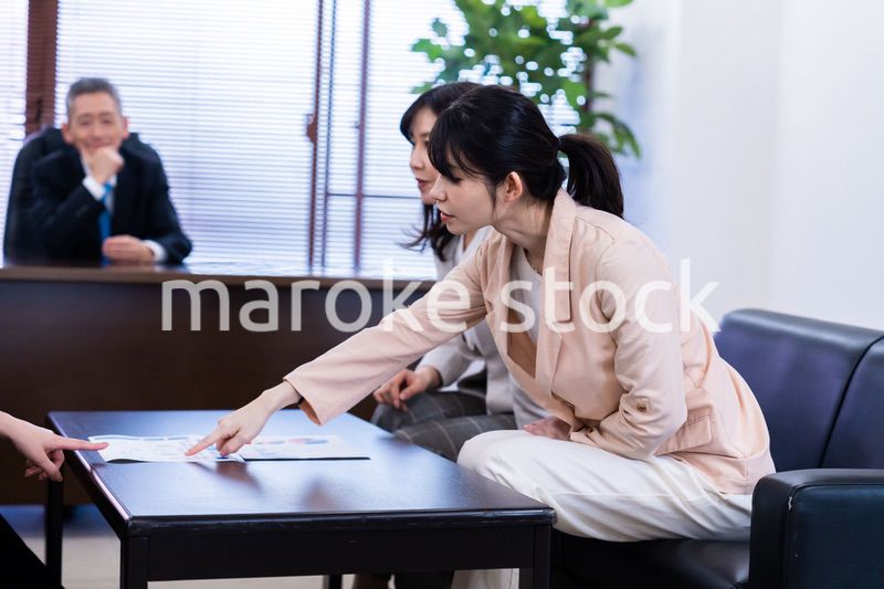 女性社員の意見を聴く役員