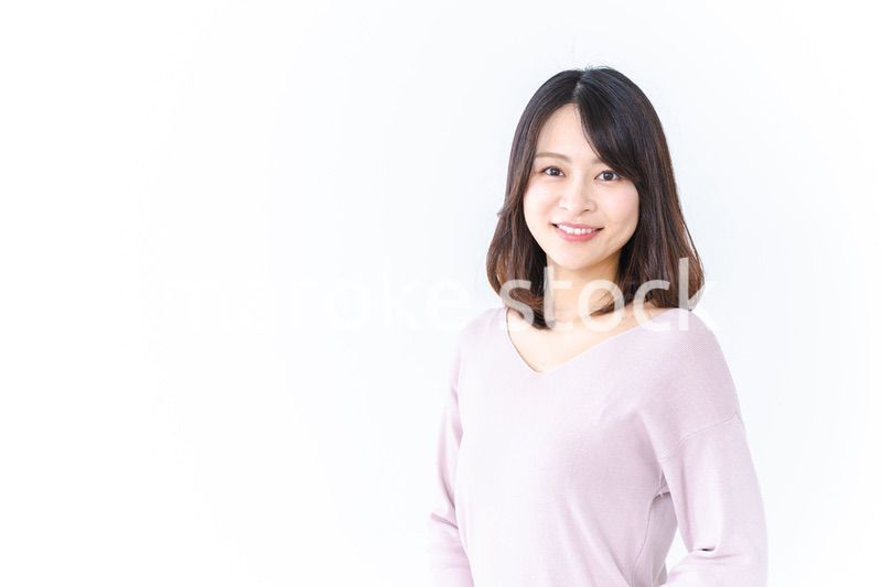 笑顔の女性ポートレート