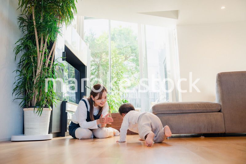 赤ちゃんの面倒を見るベビーシッター