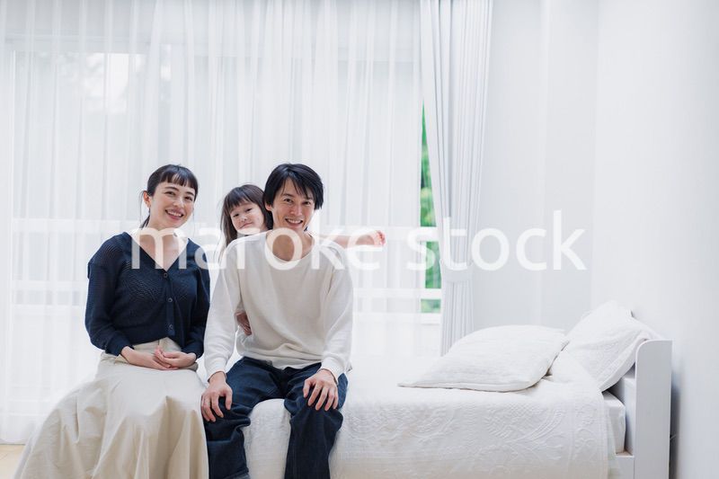 元気な女の子がいる家庭